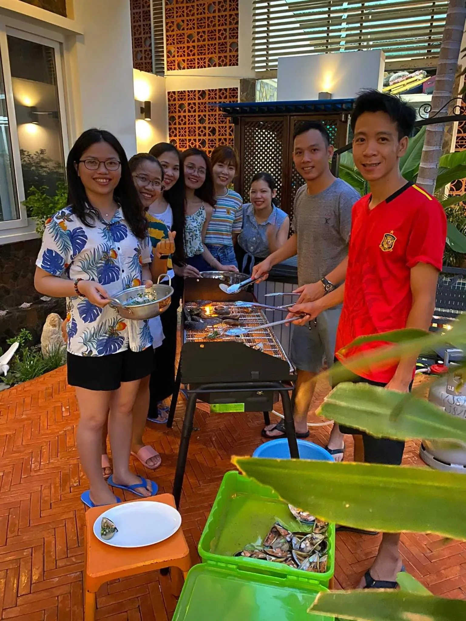 BBQ facilities in Qli Hotel Muine