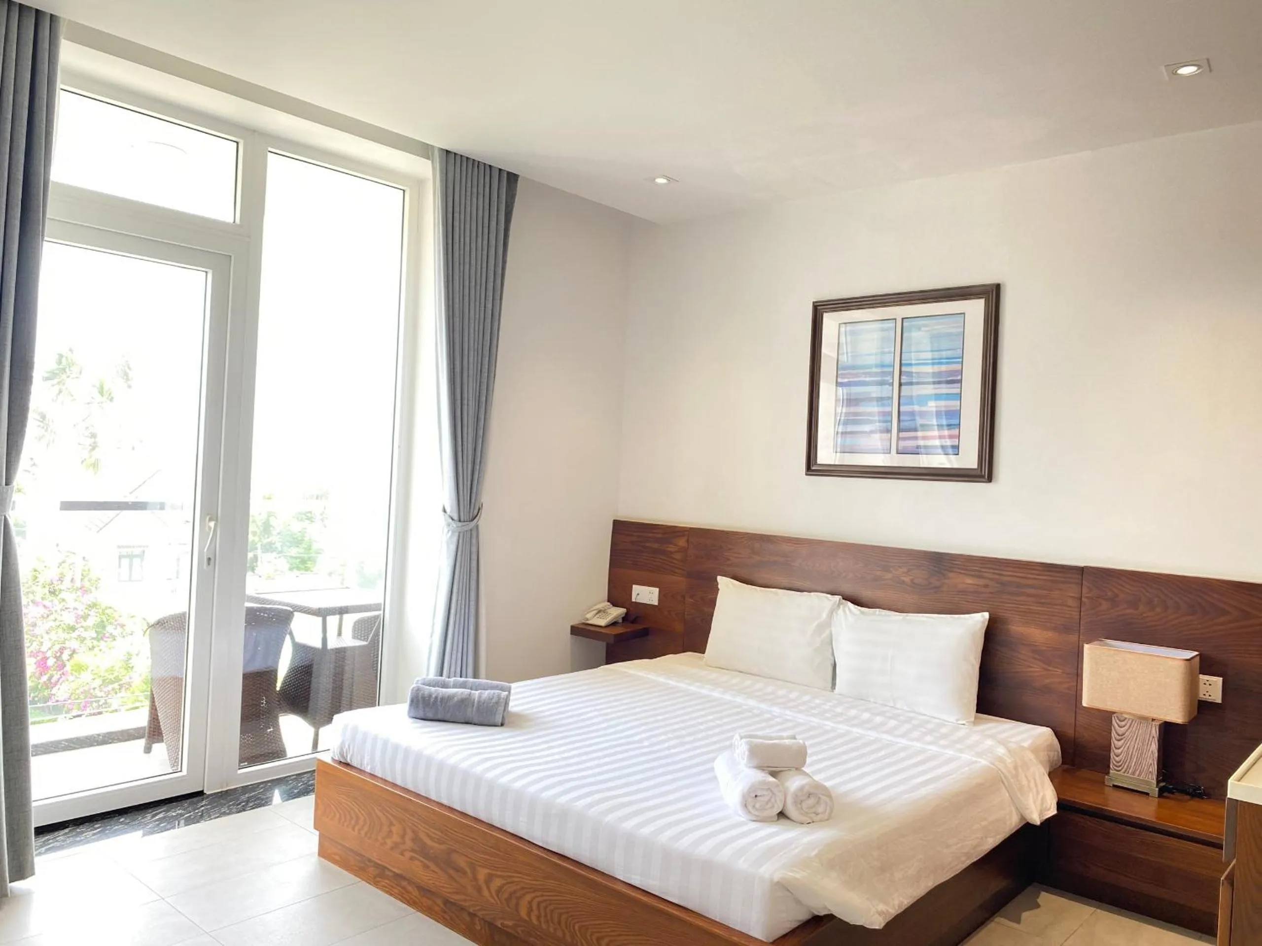 Bed in Qli Hotel Muine