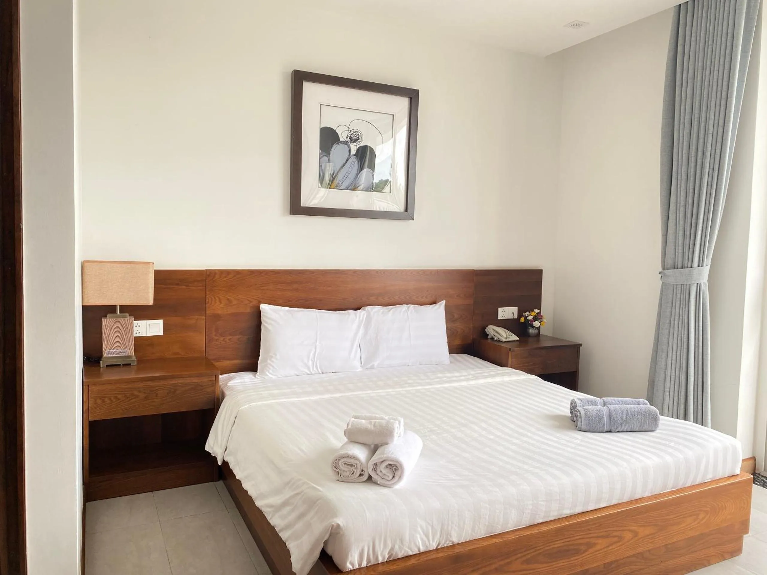 Bed in Qli Hotel Muine