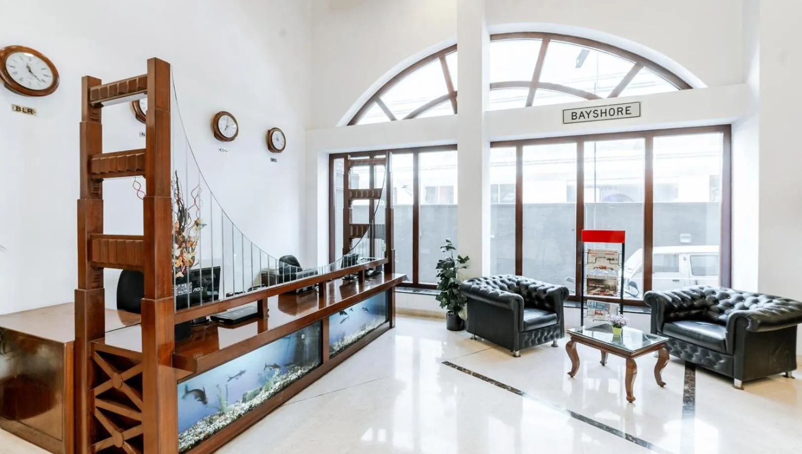 Lobby or reception in SFO Hotel and Suites