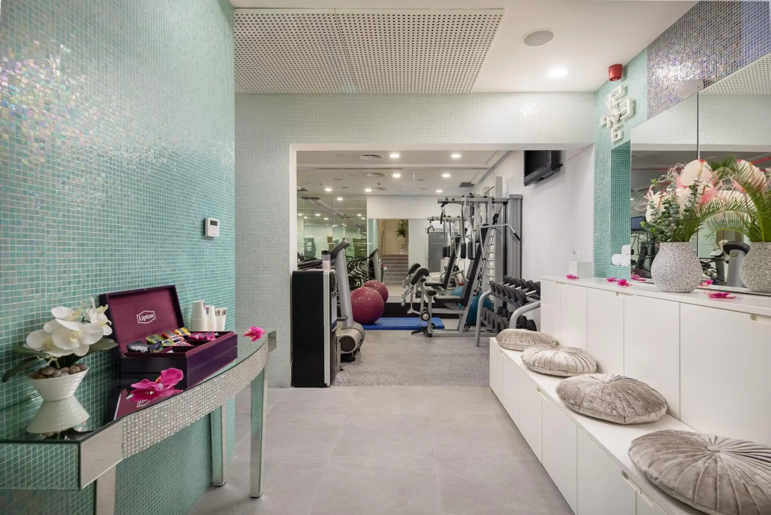 Fitness centre/facilities in Hotel Luxe Fitness centre/facilities in Hotel Luxe