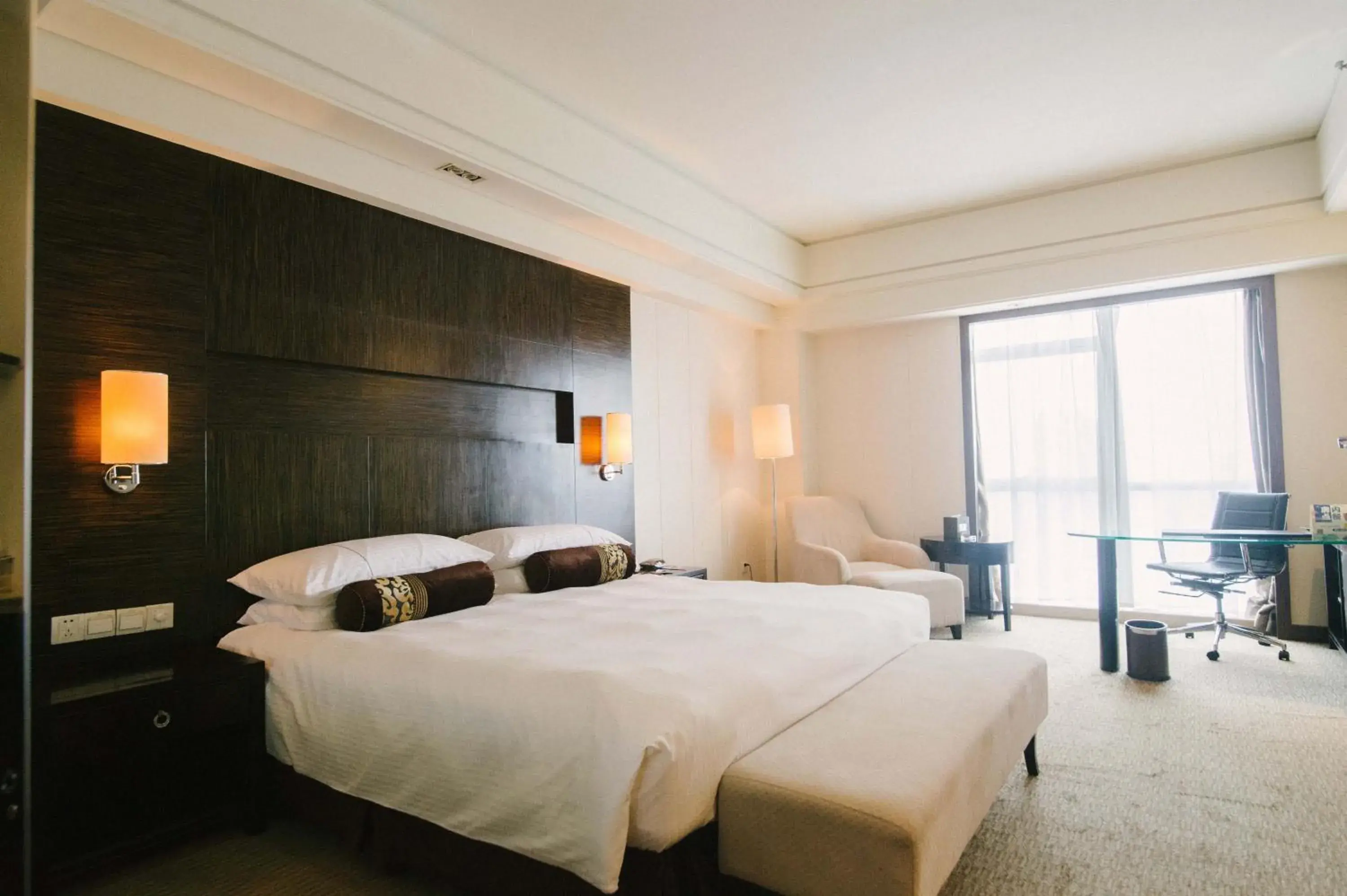 Bed in Haiwaihai Grand Hotel Ma'anshan Bed in Haiwaihai Grand Hotel Ma'anshan