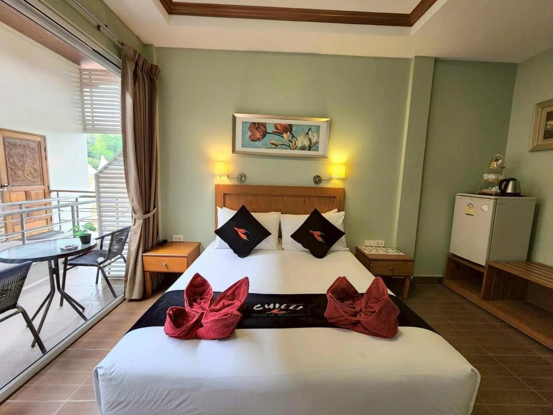 Bedroom, Bed in Chilli Hotel&Restaurant