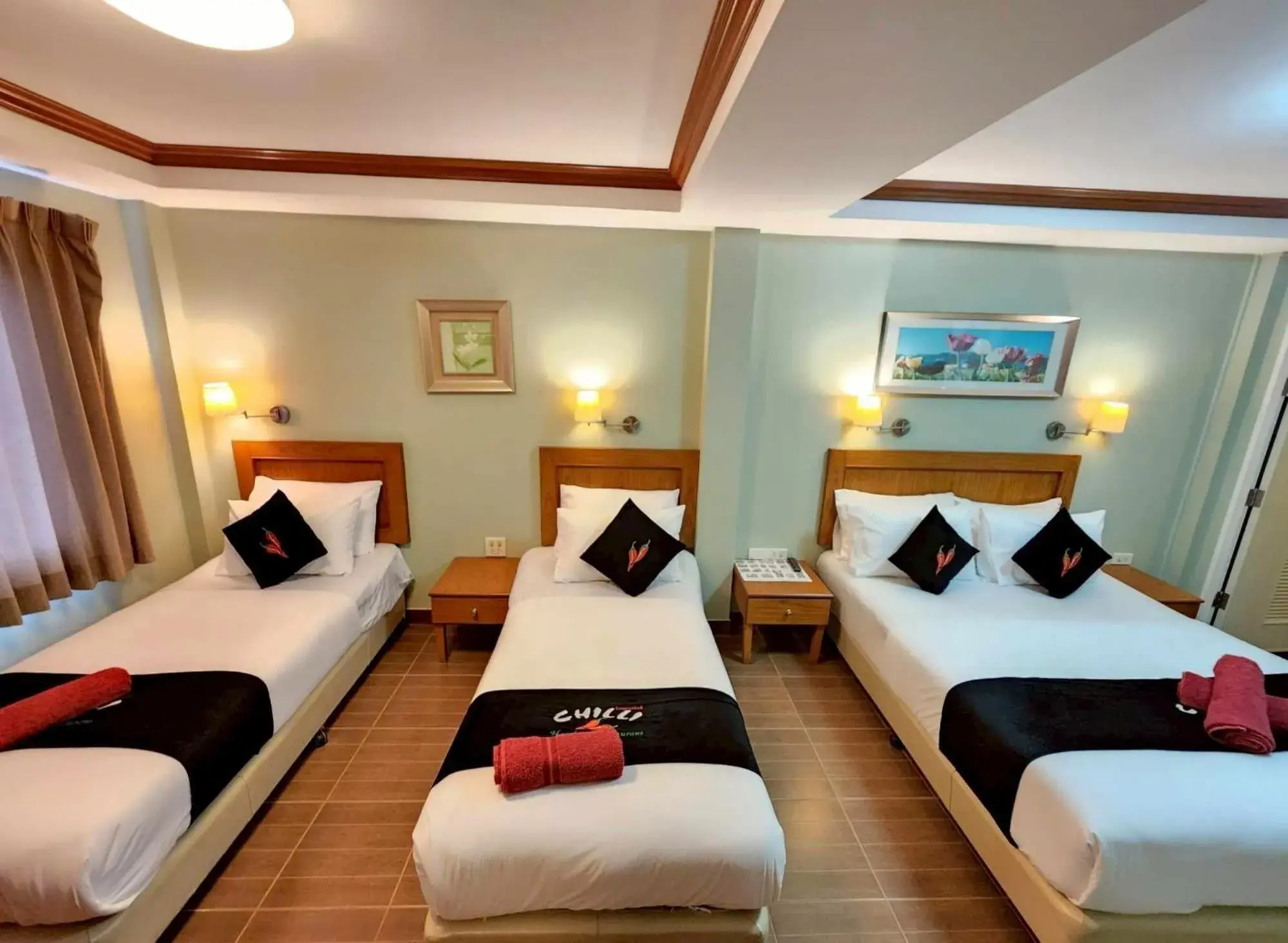 Quadruple Room in Chilli Hotel&Restaurant Quadruple Room in Chilli Hotel&Restaurant