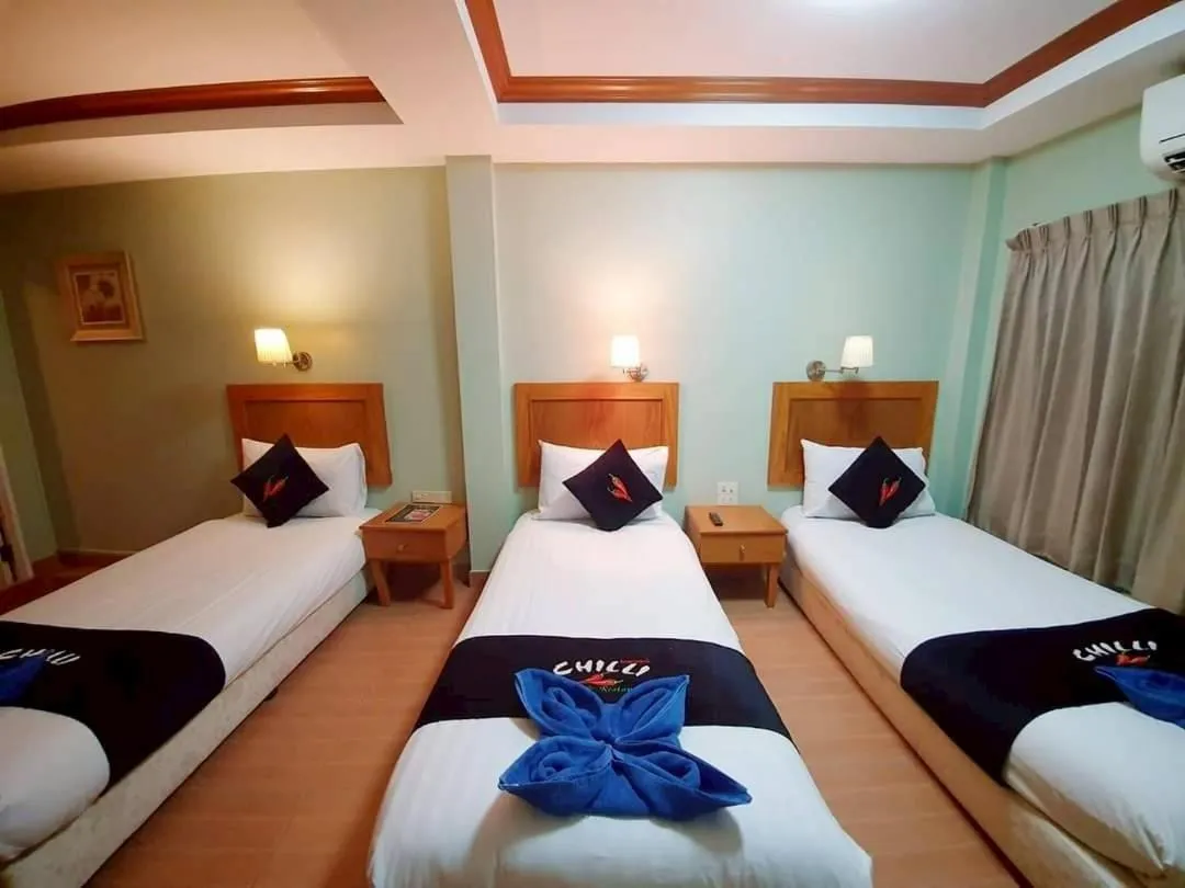 Bedroom, Bed in Chilli Hotel&Restaurant