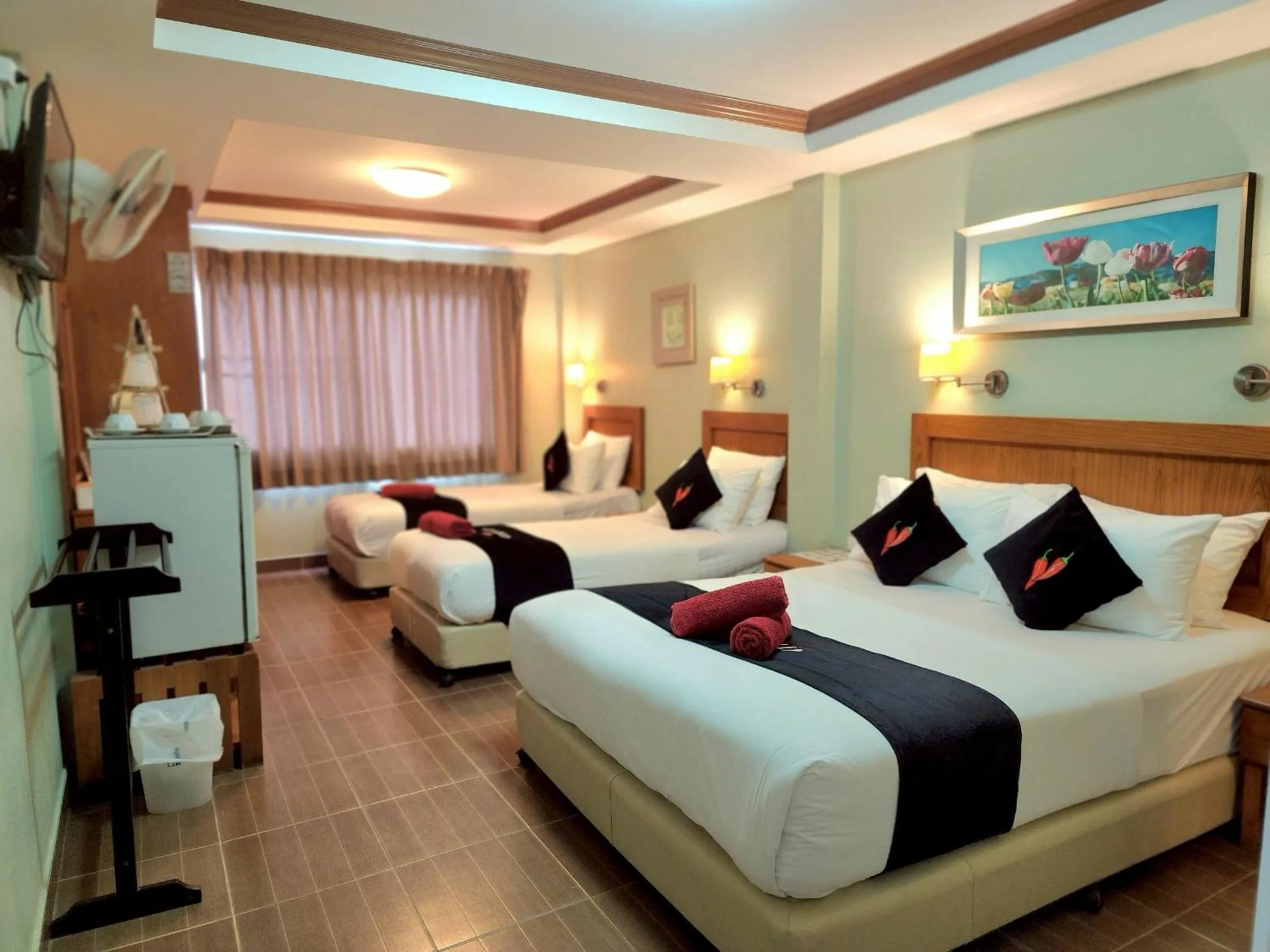 Bedroom, Bed in Chilli Hotel&Restaurant