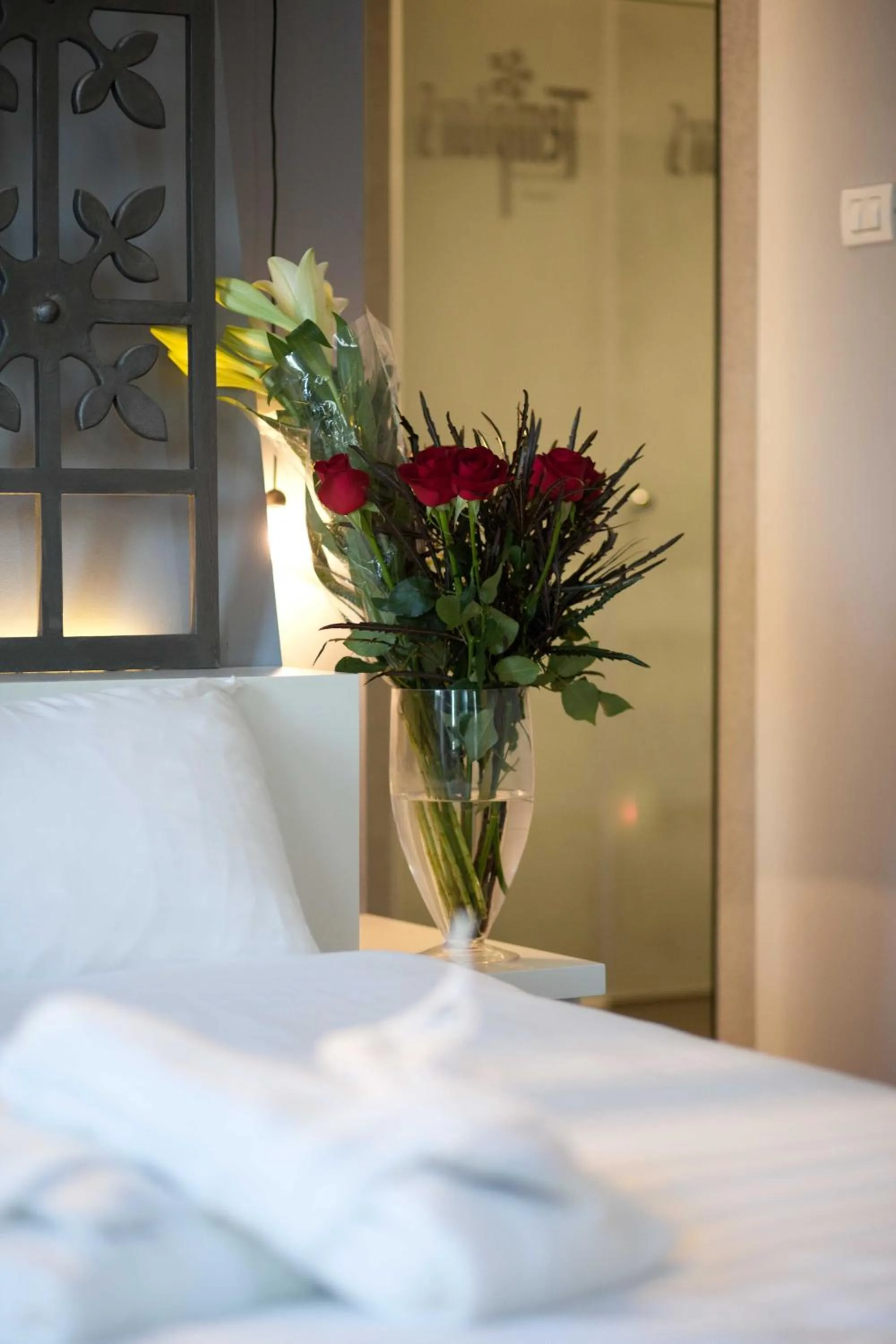 Decorative detail, Bed in Templers House Boutique hotel