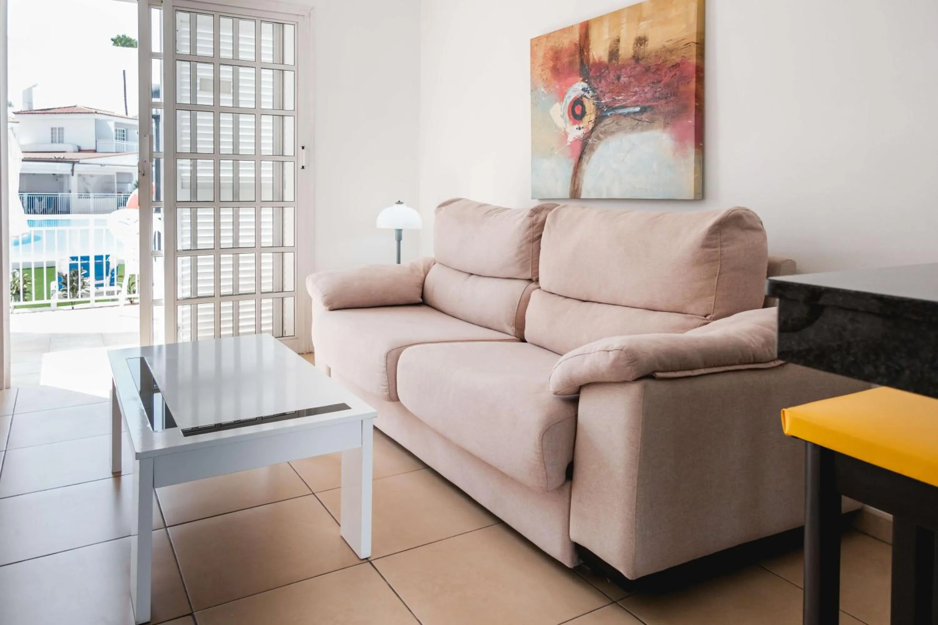 Living room in Bungalows Parque Nogal