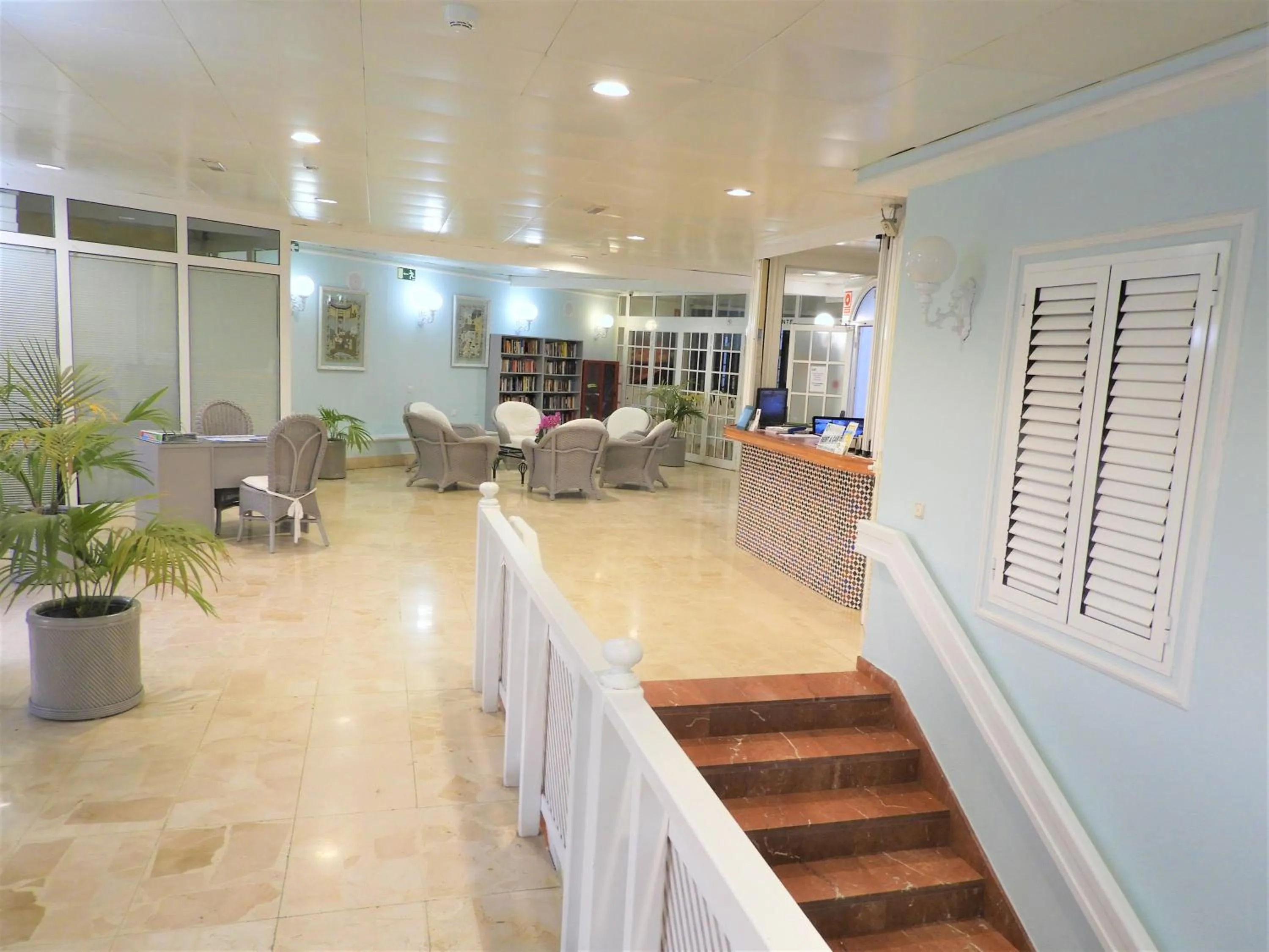 Lobby or reception in Bungalows Parque Nogal