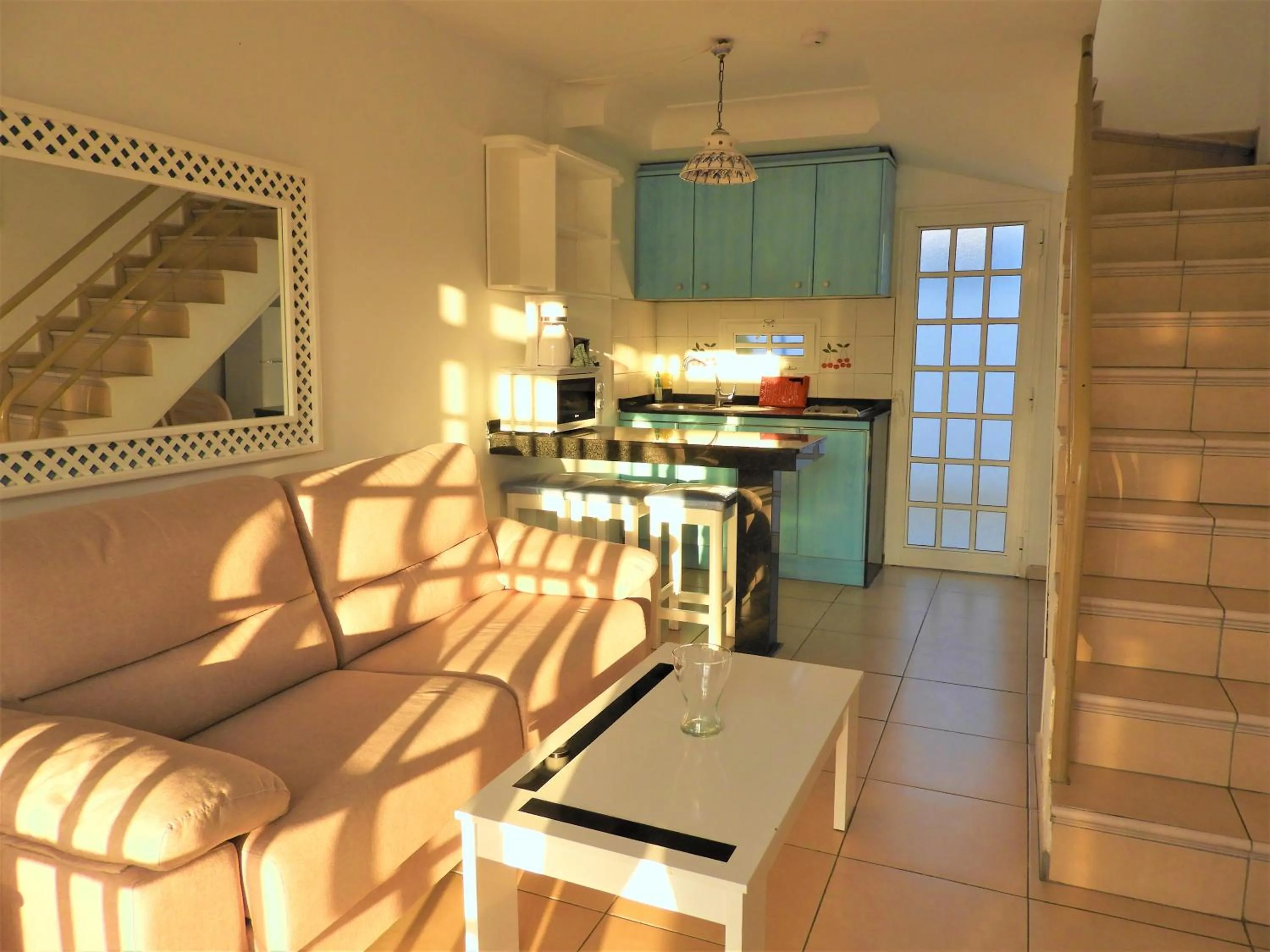 Living room in Bungalows Parque Nogal