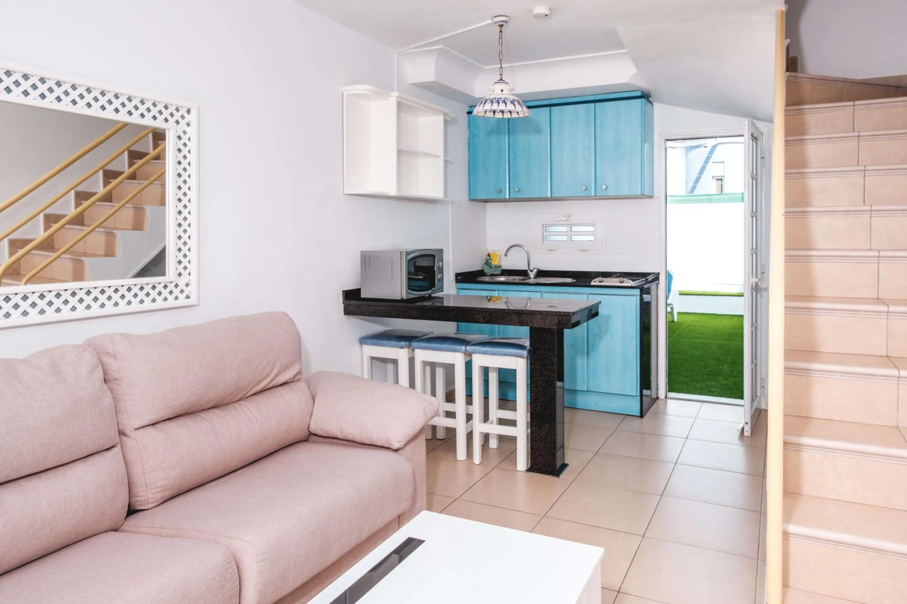 Living room in Bungalows Parque Nogal