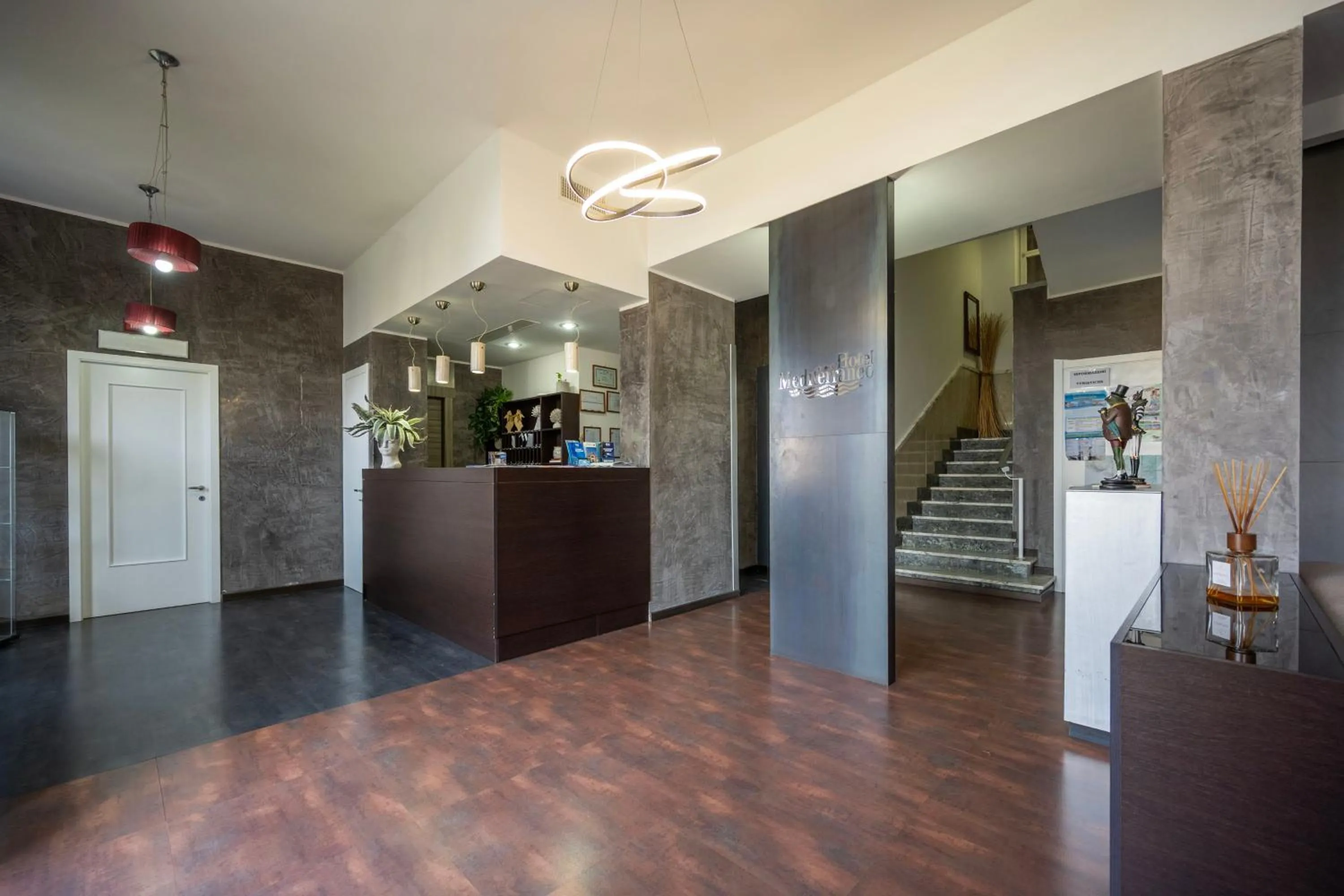 Lobby or reception in Hotel Mediterraneo
