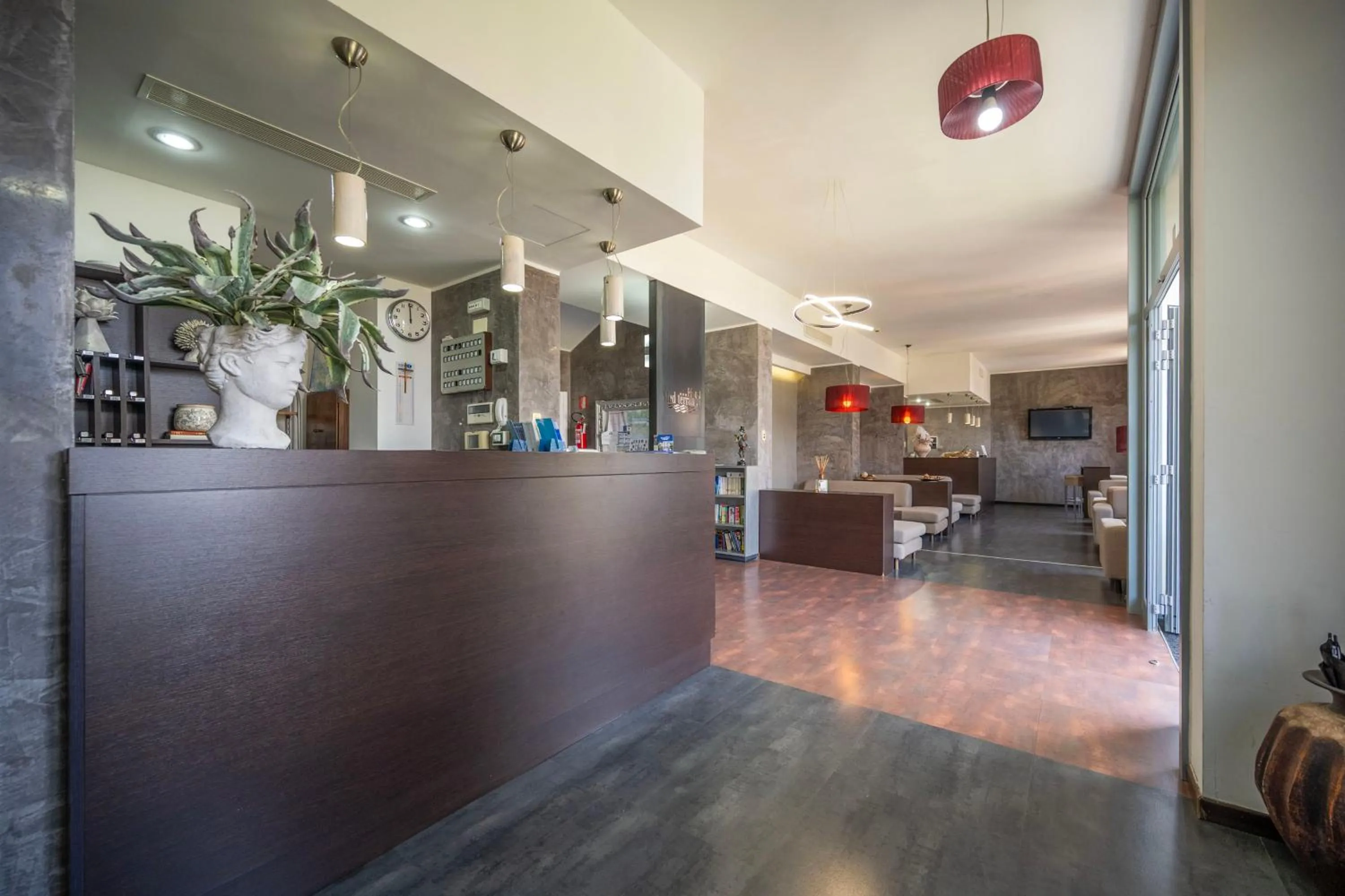 Lobby or reception in Hotel Mediterraneo