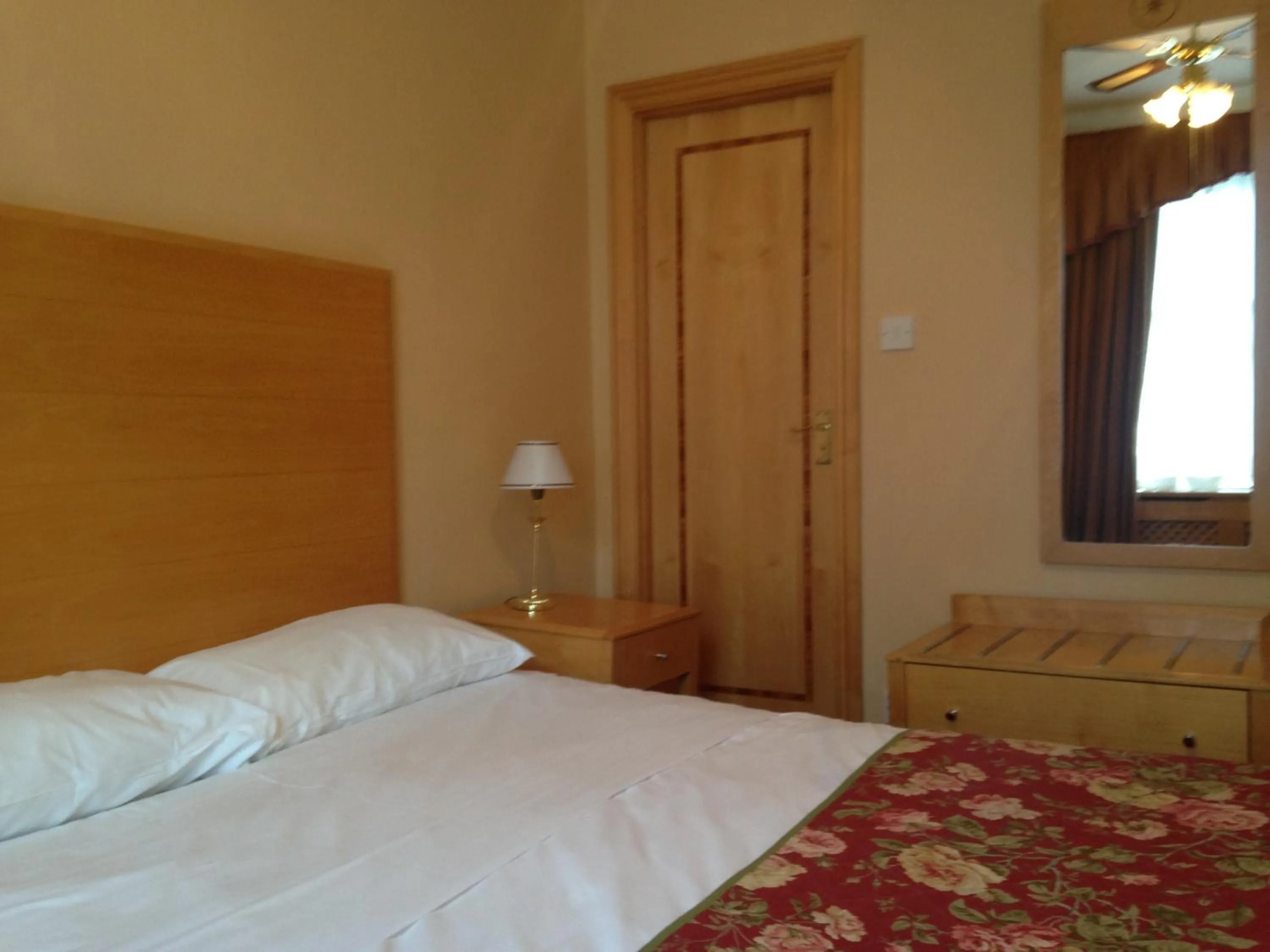 Photo of the whole room, Bed in Troy Hotel