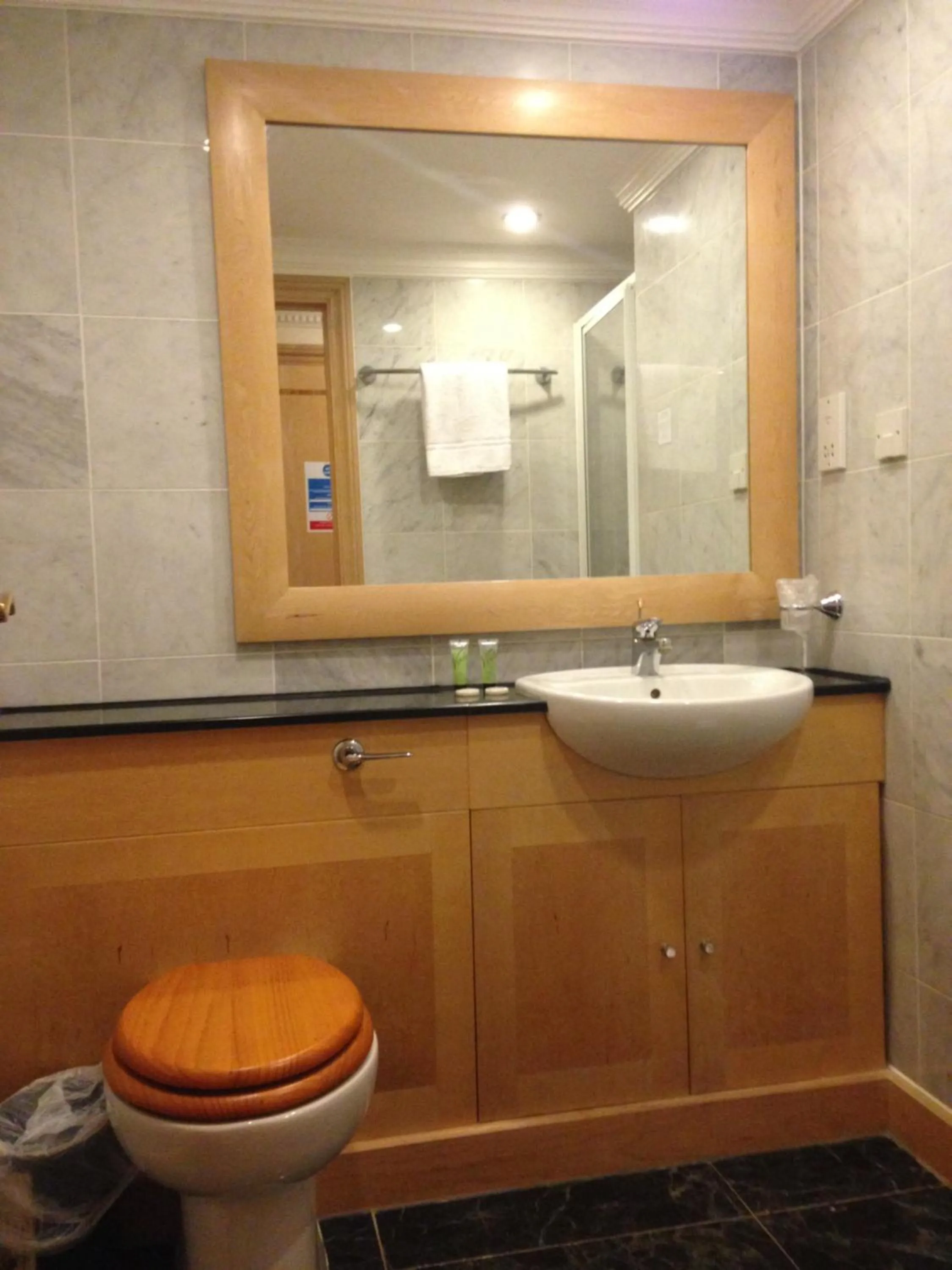 Bathroom in Troy Hotel