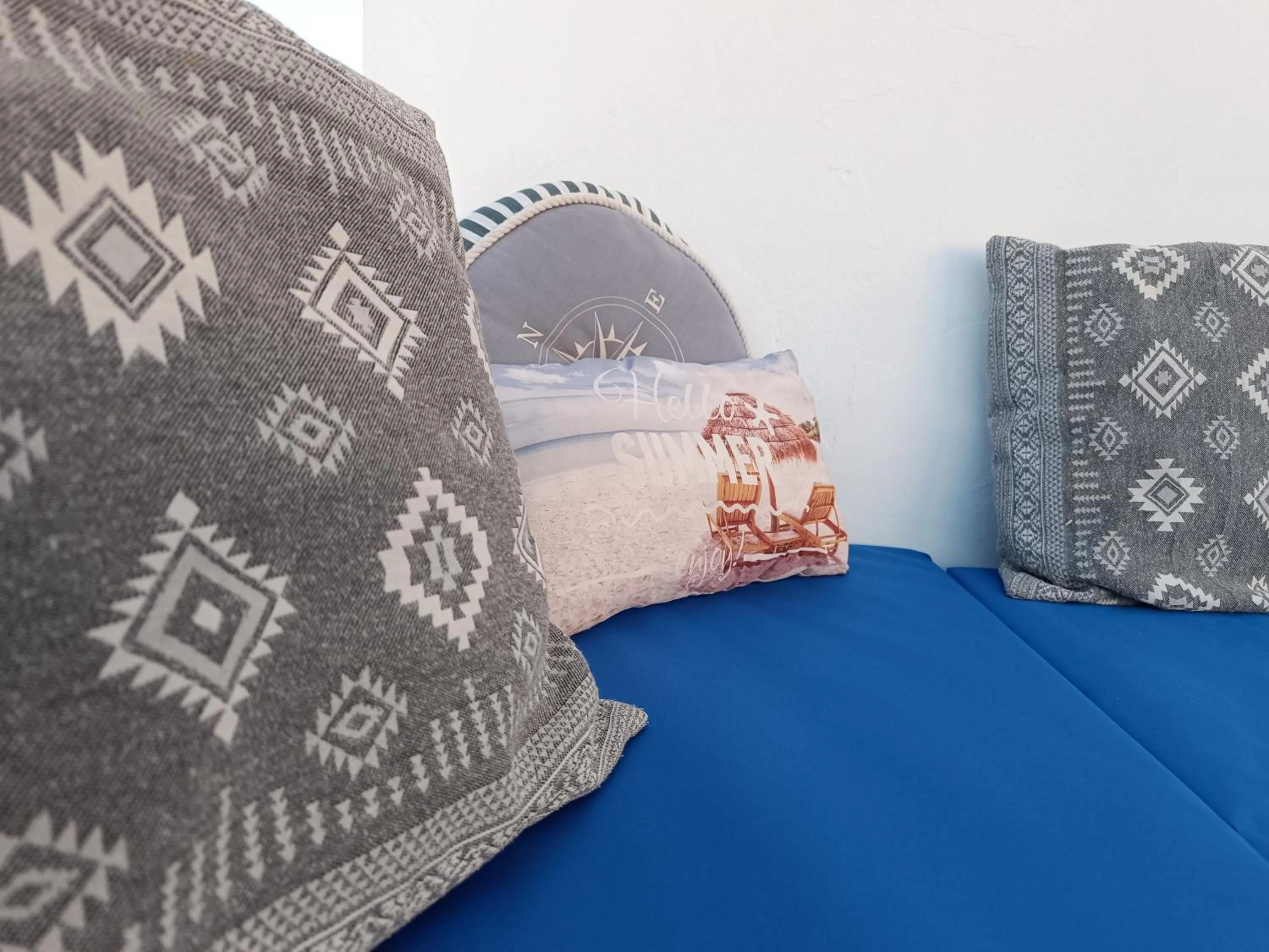 Bed in Nautilus Beach House