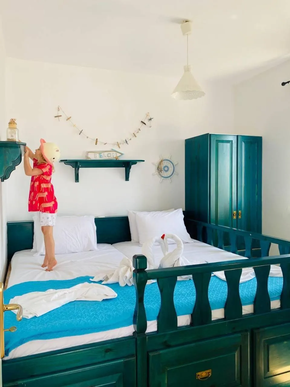 Bed in Nautilus Beach House