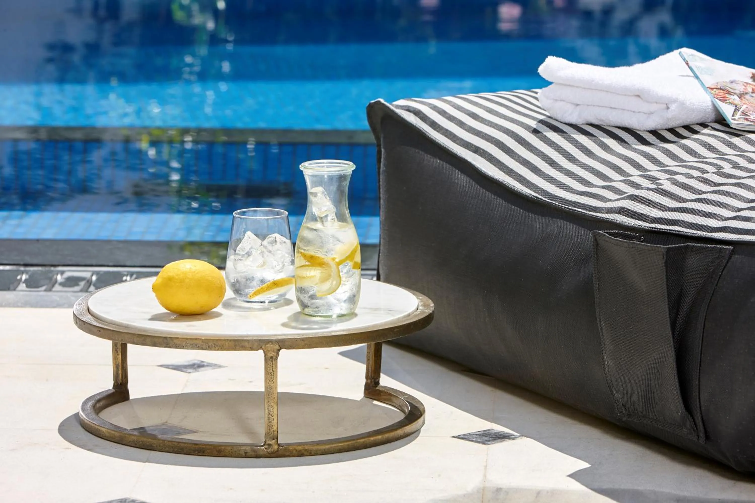 Swimming pool in Vasia Boulevard Hotel (Adults Only)