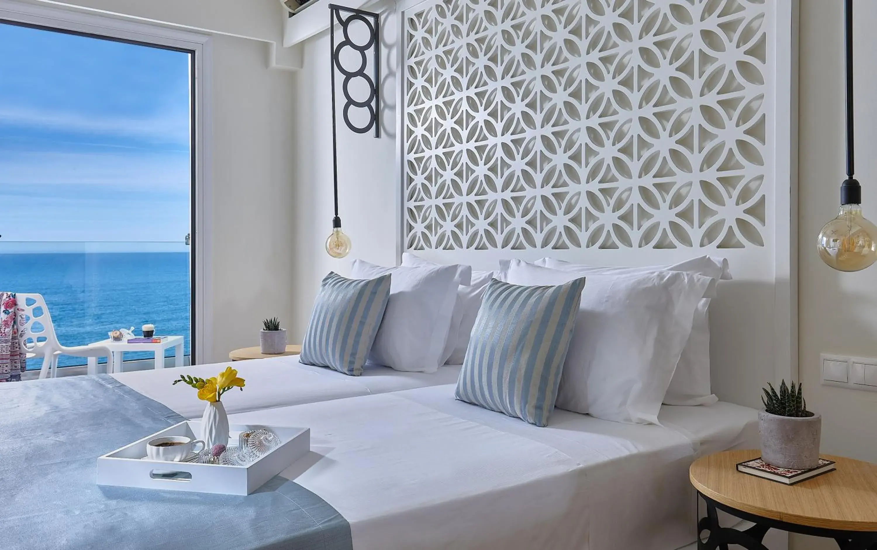 Bedroom, Bed in Vasia Boulevard Hotel (Adults Only) Bedroom, Bed in Vasia Boulevard Hotel (Adults Only)