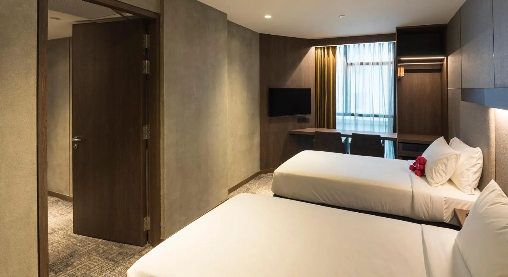 Bedroom in Oakwood Bencoolen Singapore