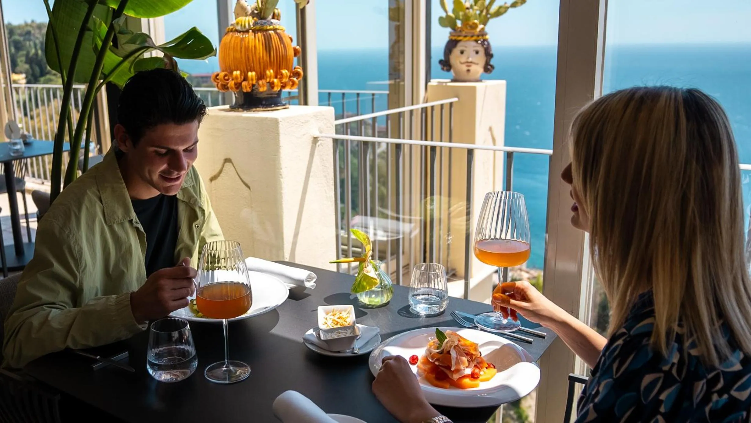 Restaurant/places to eat in Hotel Metropole Taormina