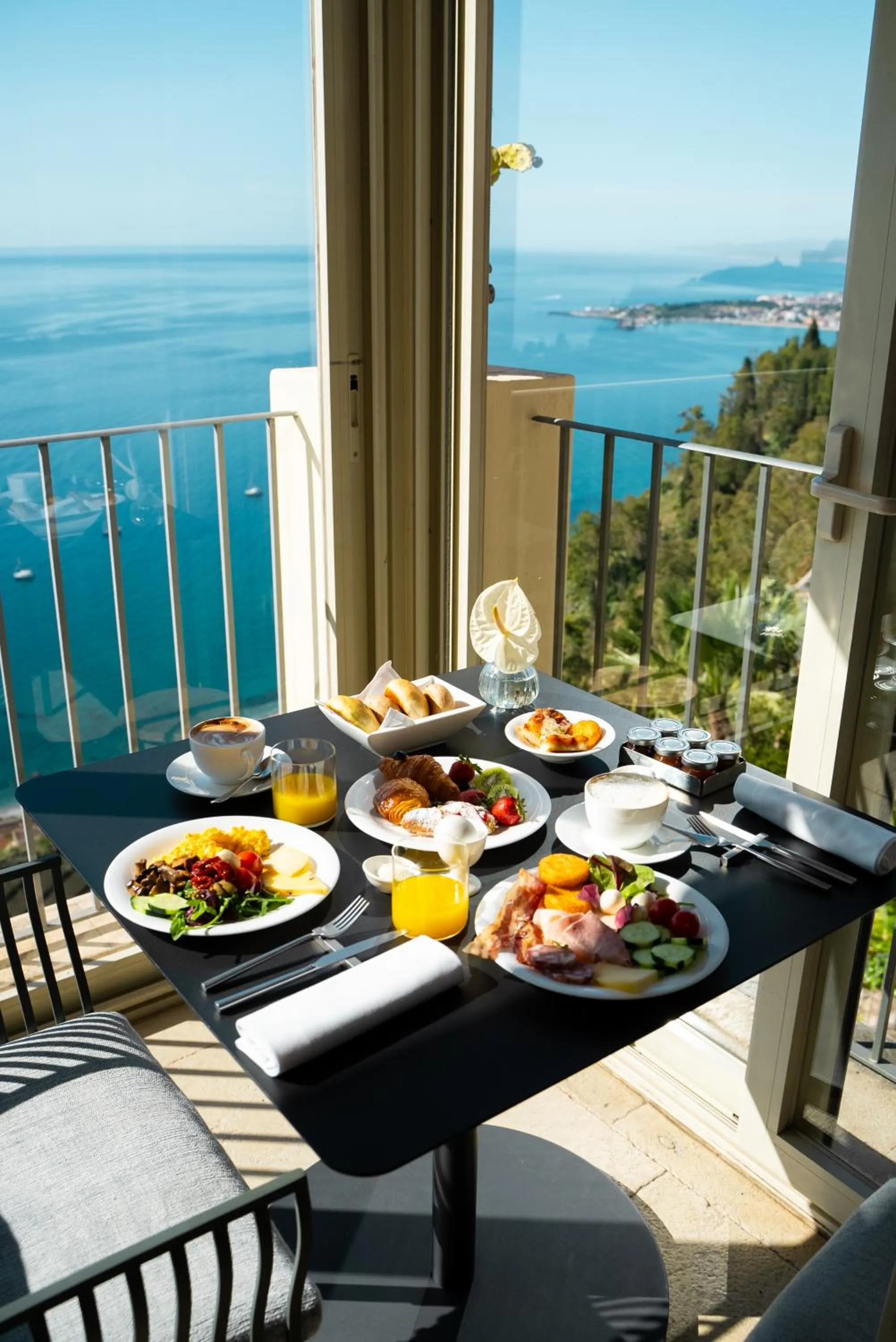 Balcony/Terrace in Hotel Metropole Taormina