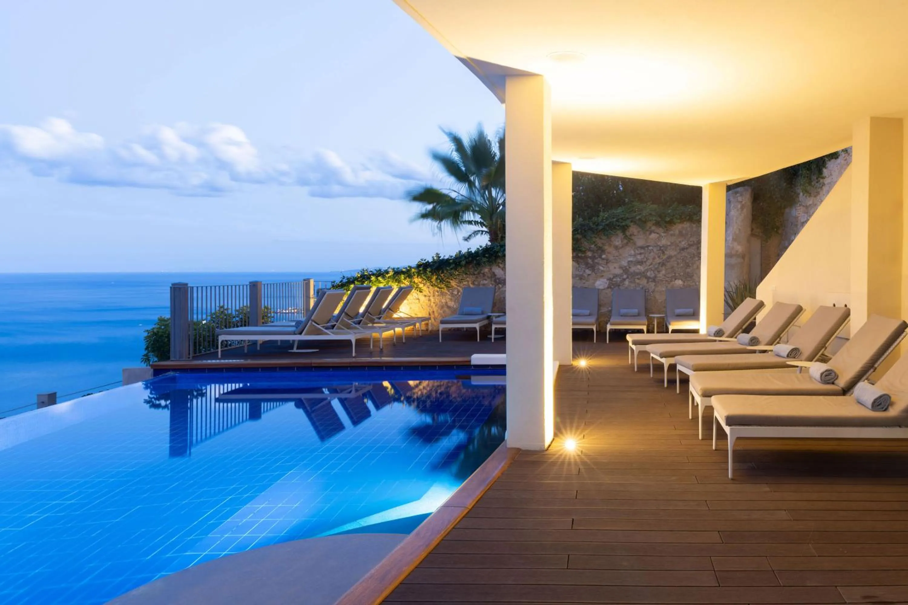Balcony/Terrace in Hotel Metropole Taormina