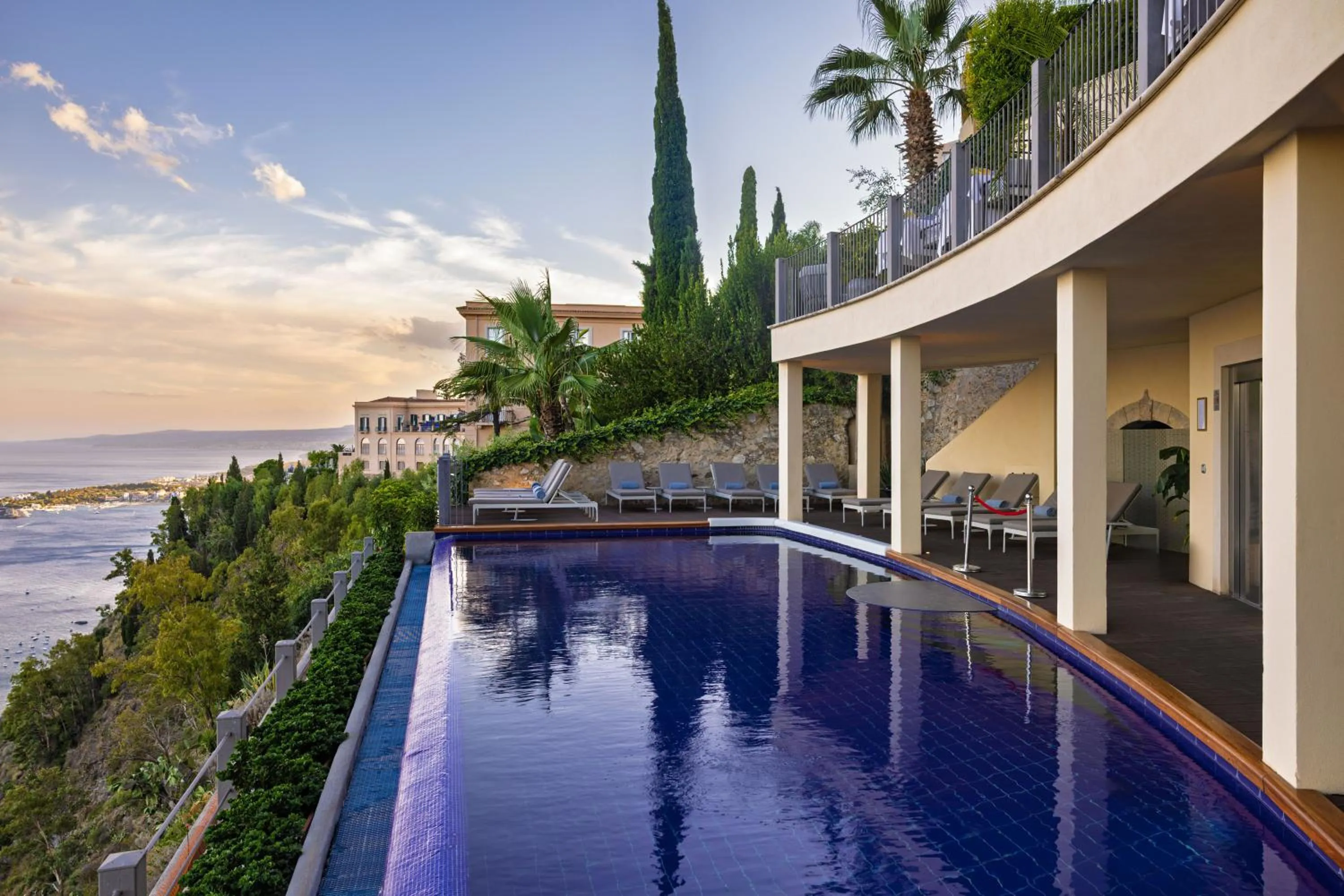 Balcony/Terrace in Hotel Metropole Taormina