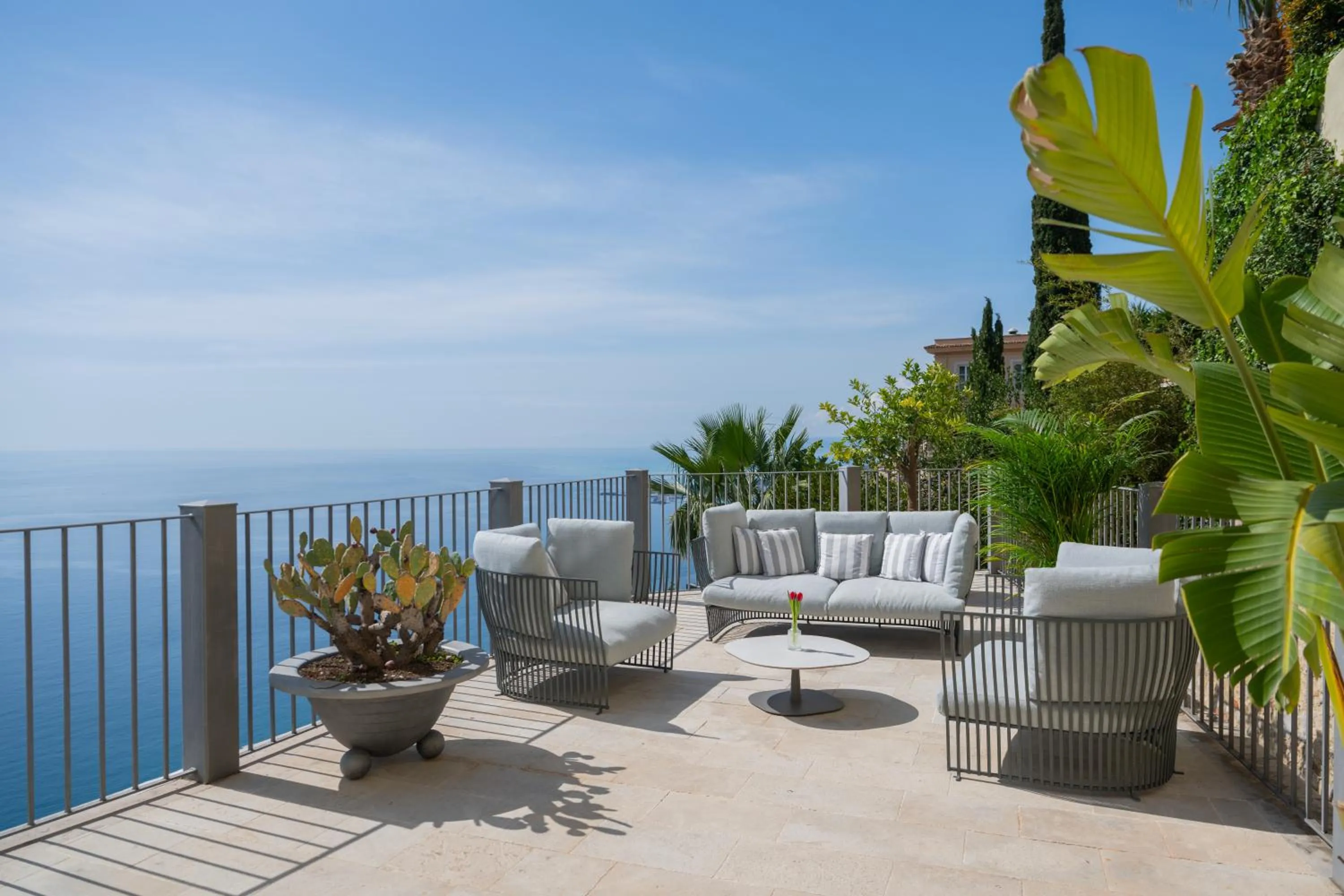 Balcony/Terrace in Hotel Metropole Taormina