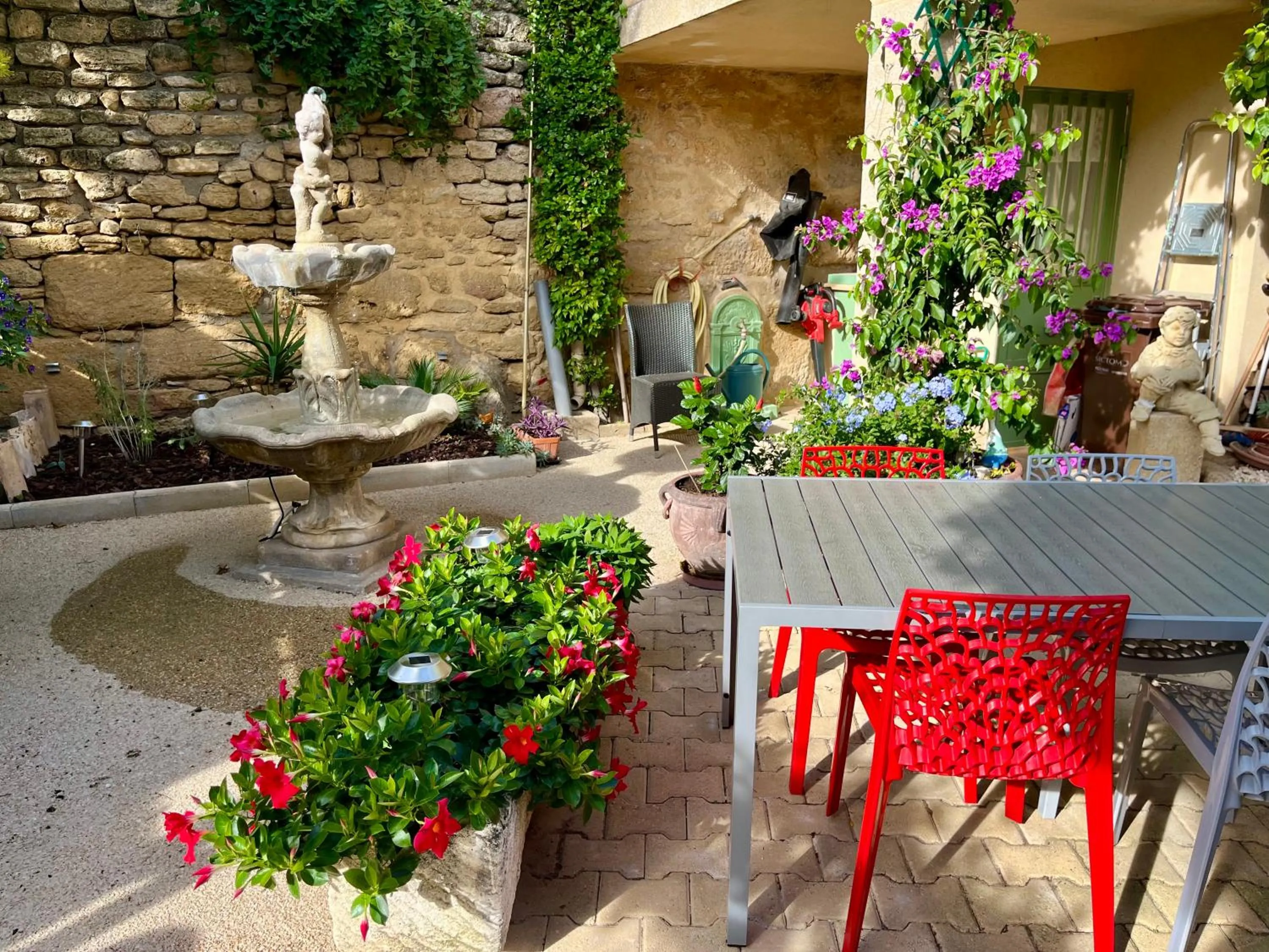 Garden in locastillon