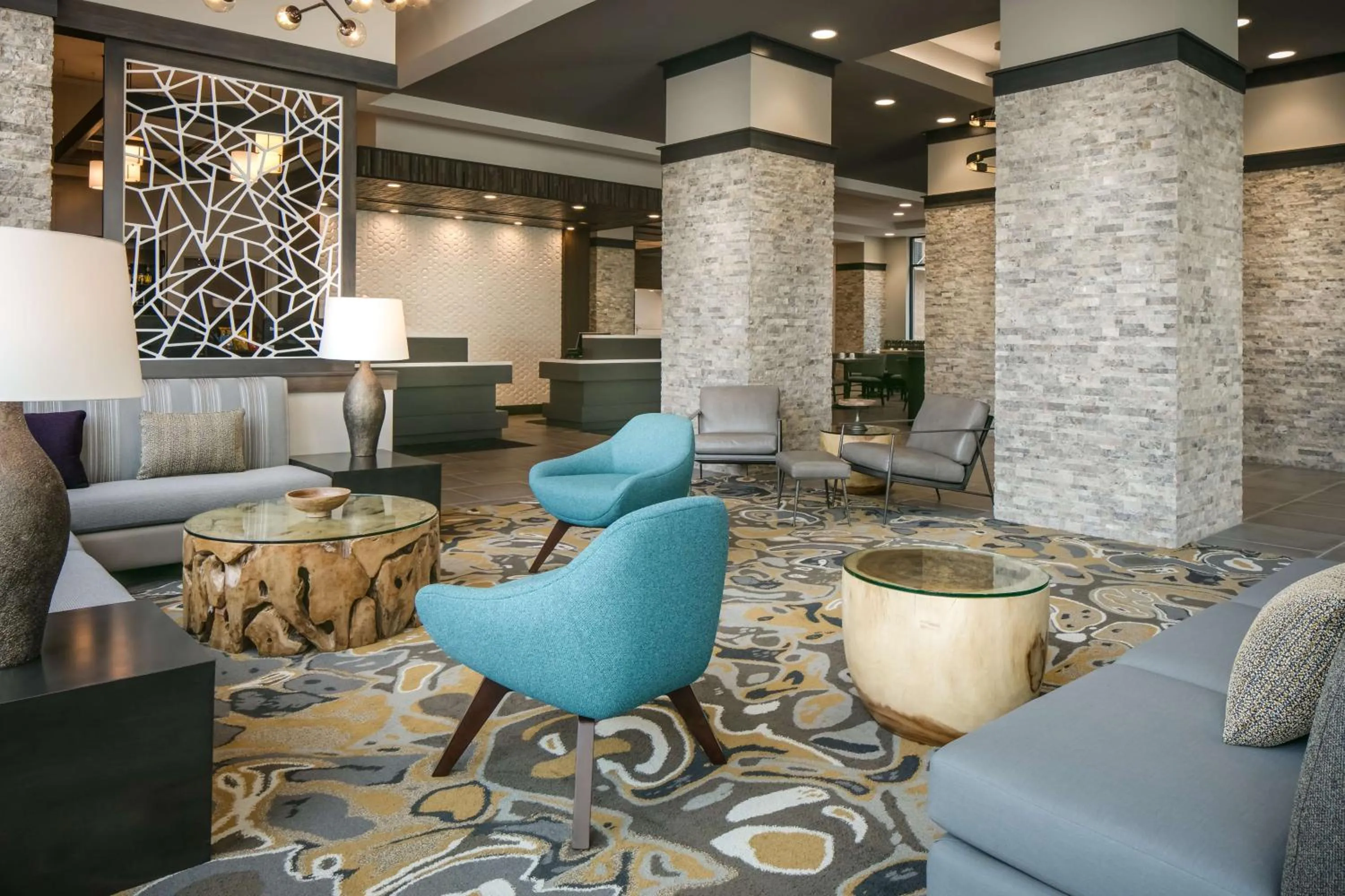 Lobby or reception in Hilton Garden Inn Iowa City Downtown University