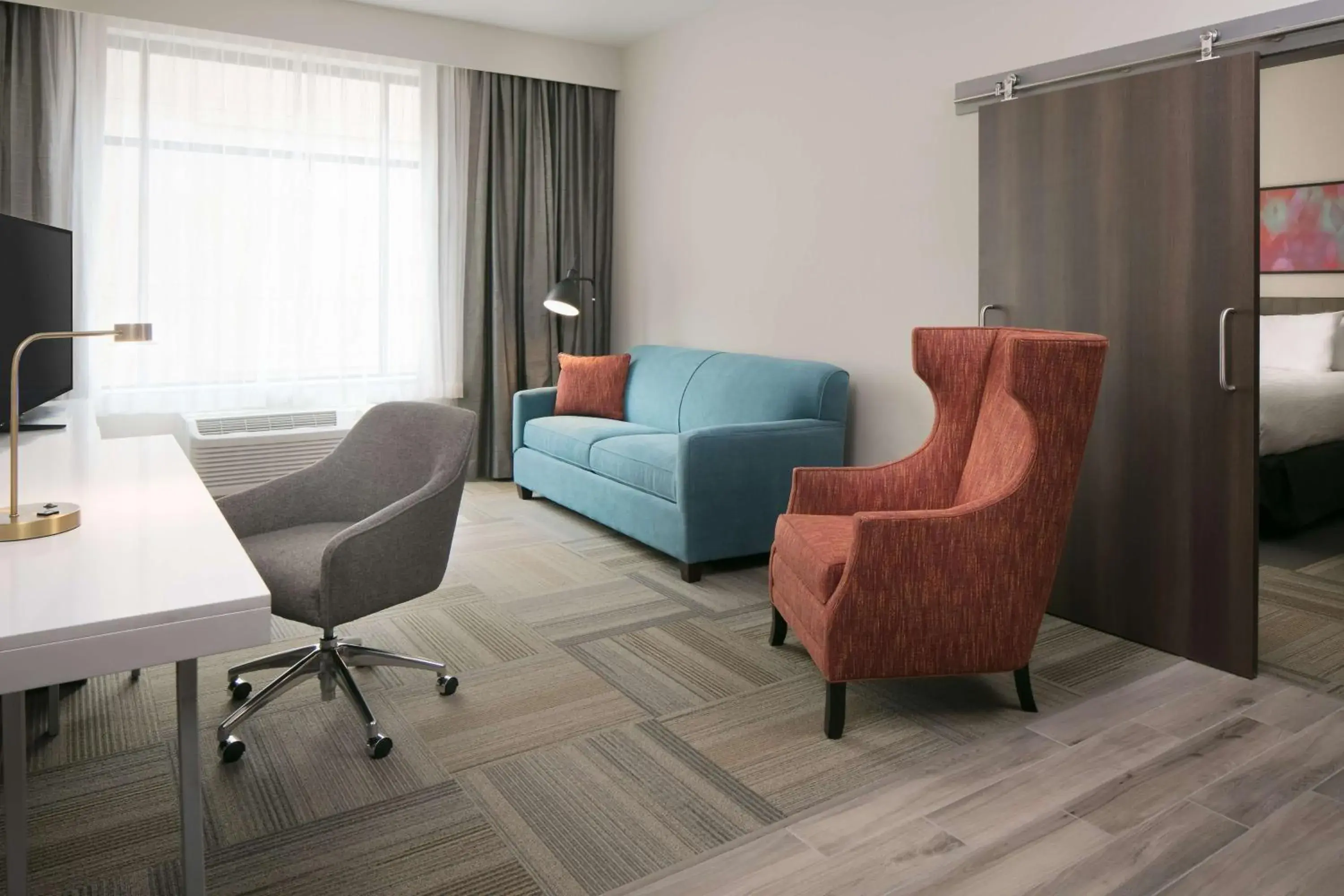 Bedroom in Hilton Garden Inn Iowa City Downtown University Bedroom in Hilton Garden Inn Iowa City Downtown University