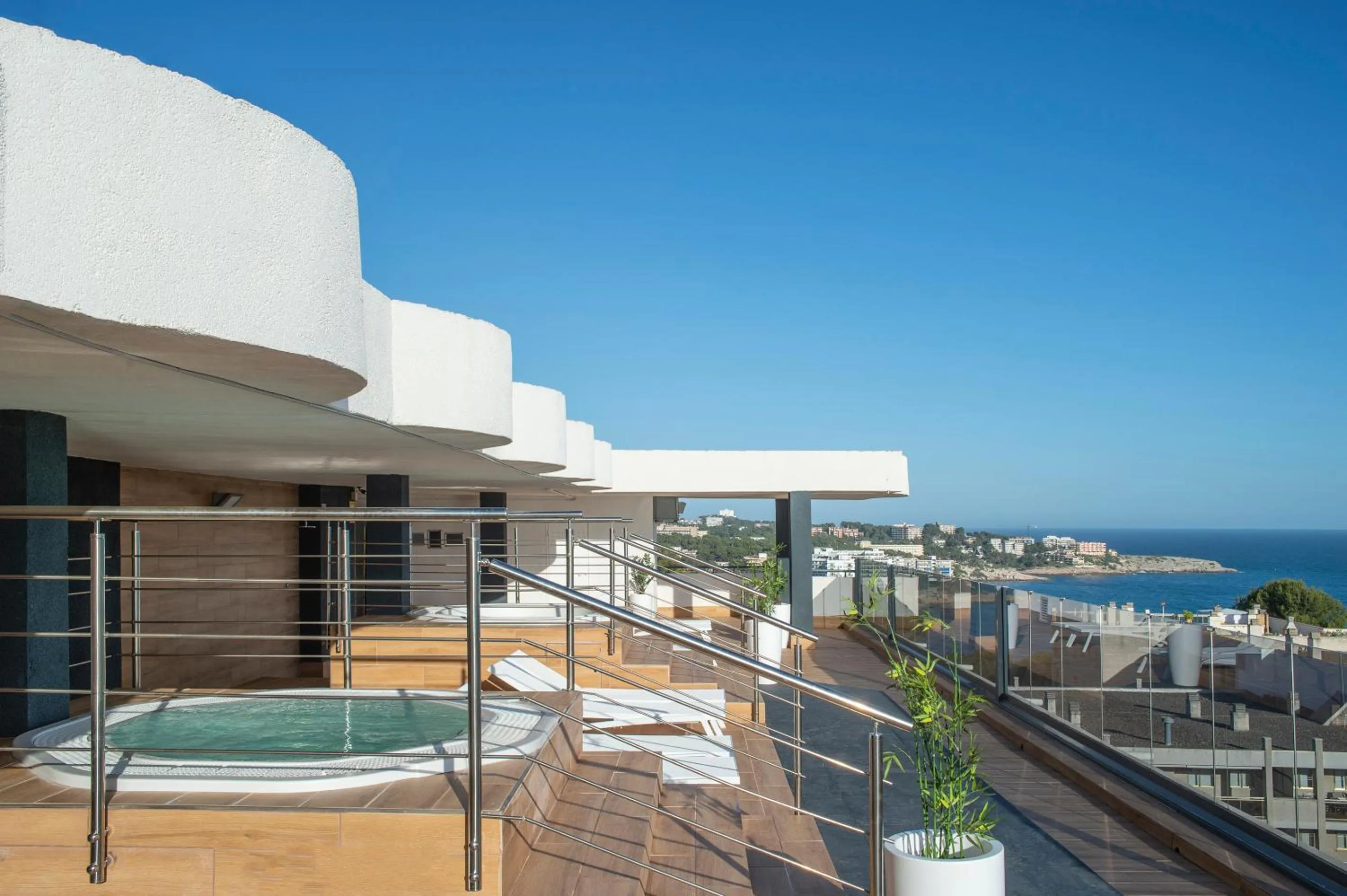 Balcony/Terrace in Hotel Salou Sunset - Adults Recommended - by Pierre & Vacances