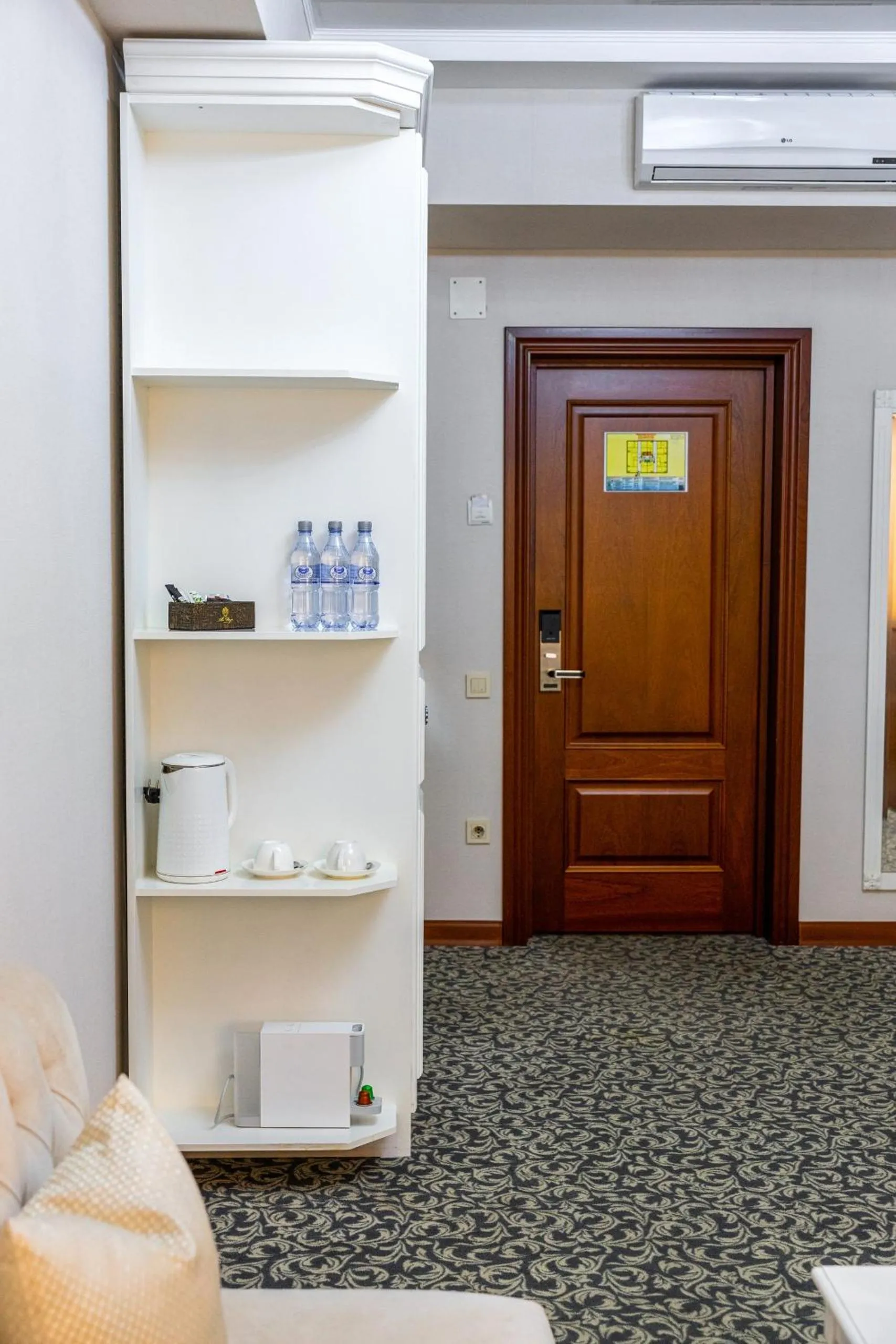 Seating area in Plaza Hotel Almaty