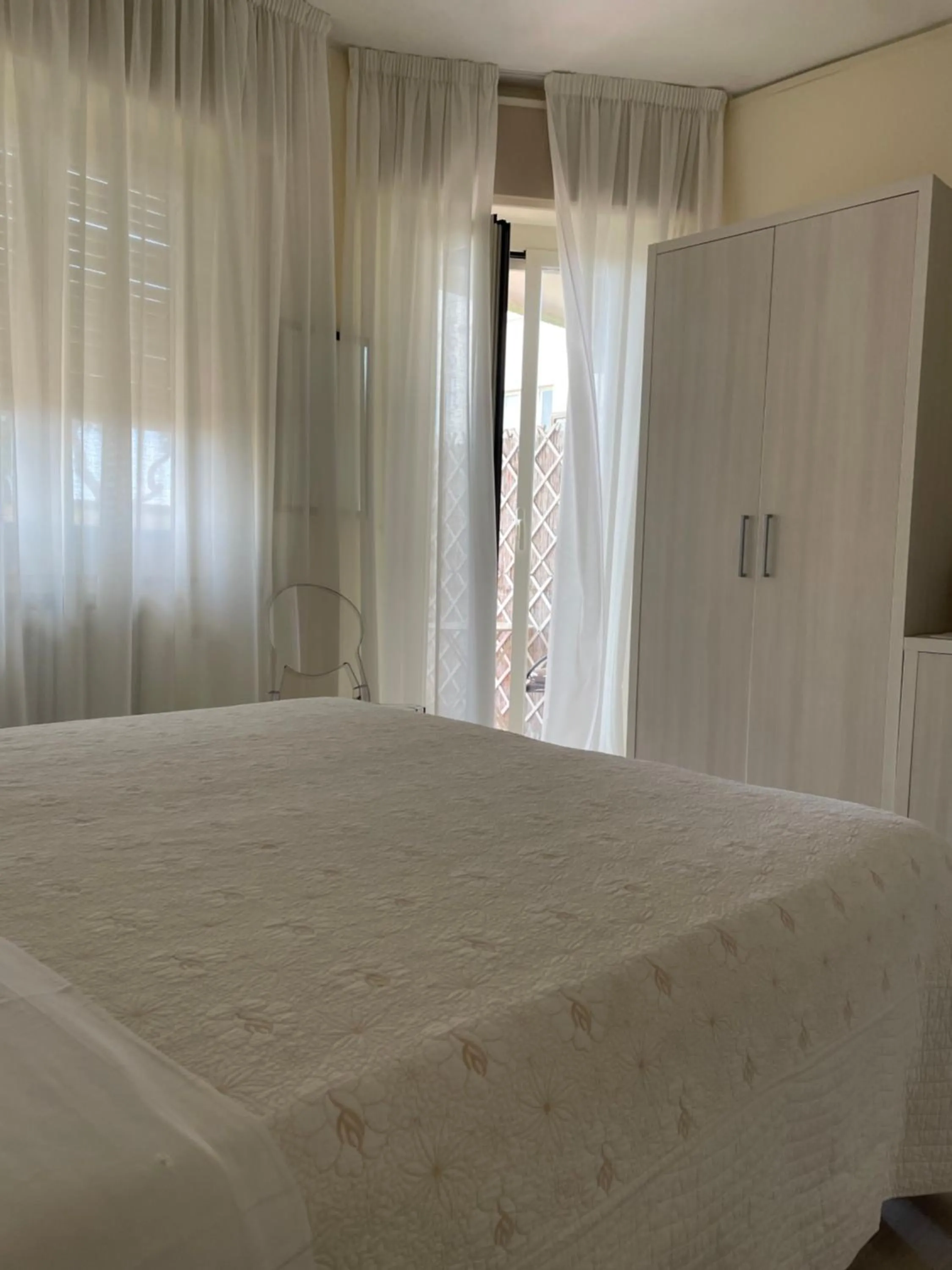 Bed in Locanda Kon Tiki