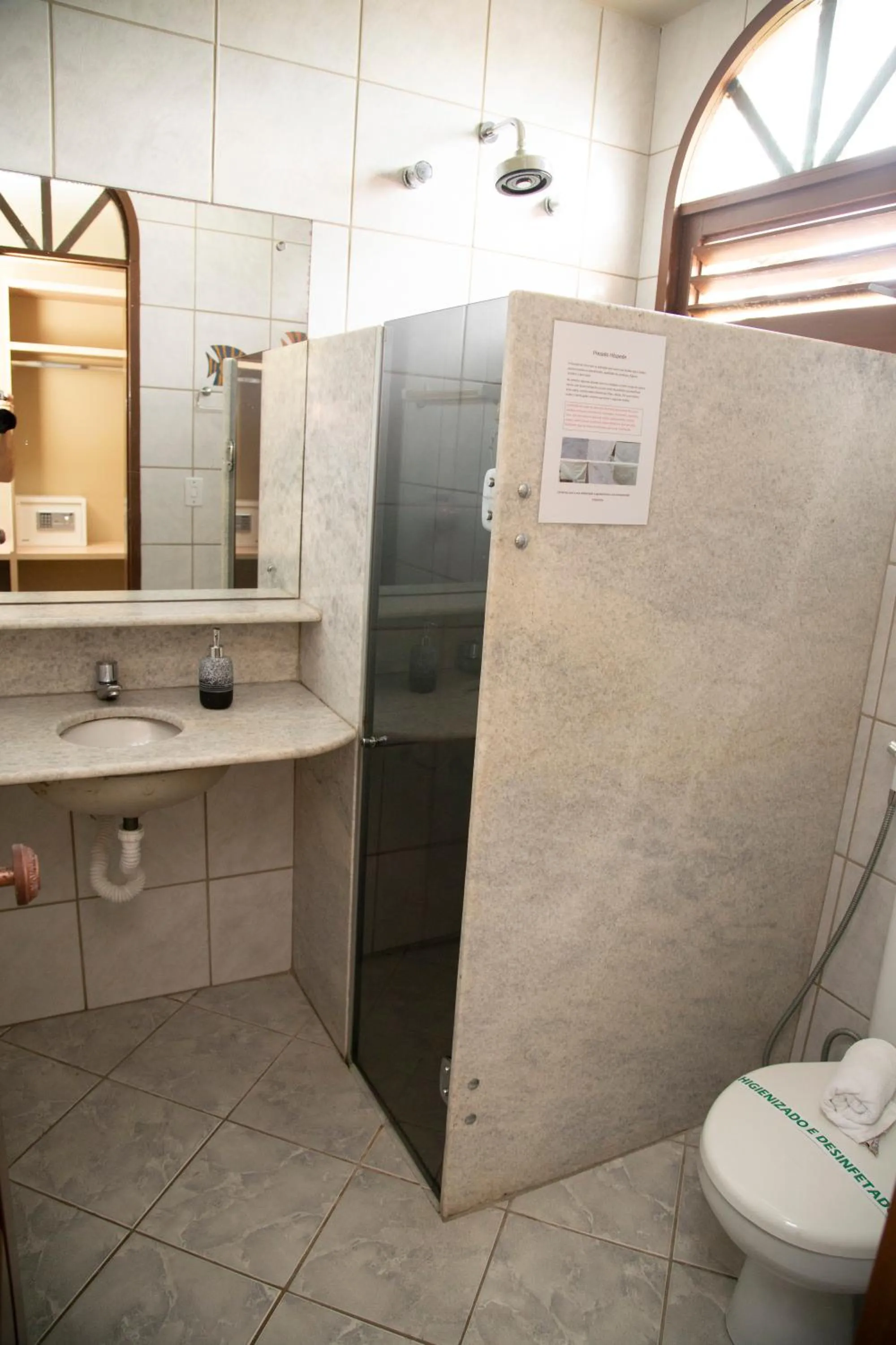 Bathroom in Pousada da Terra