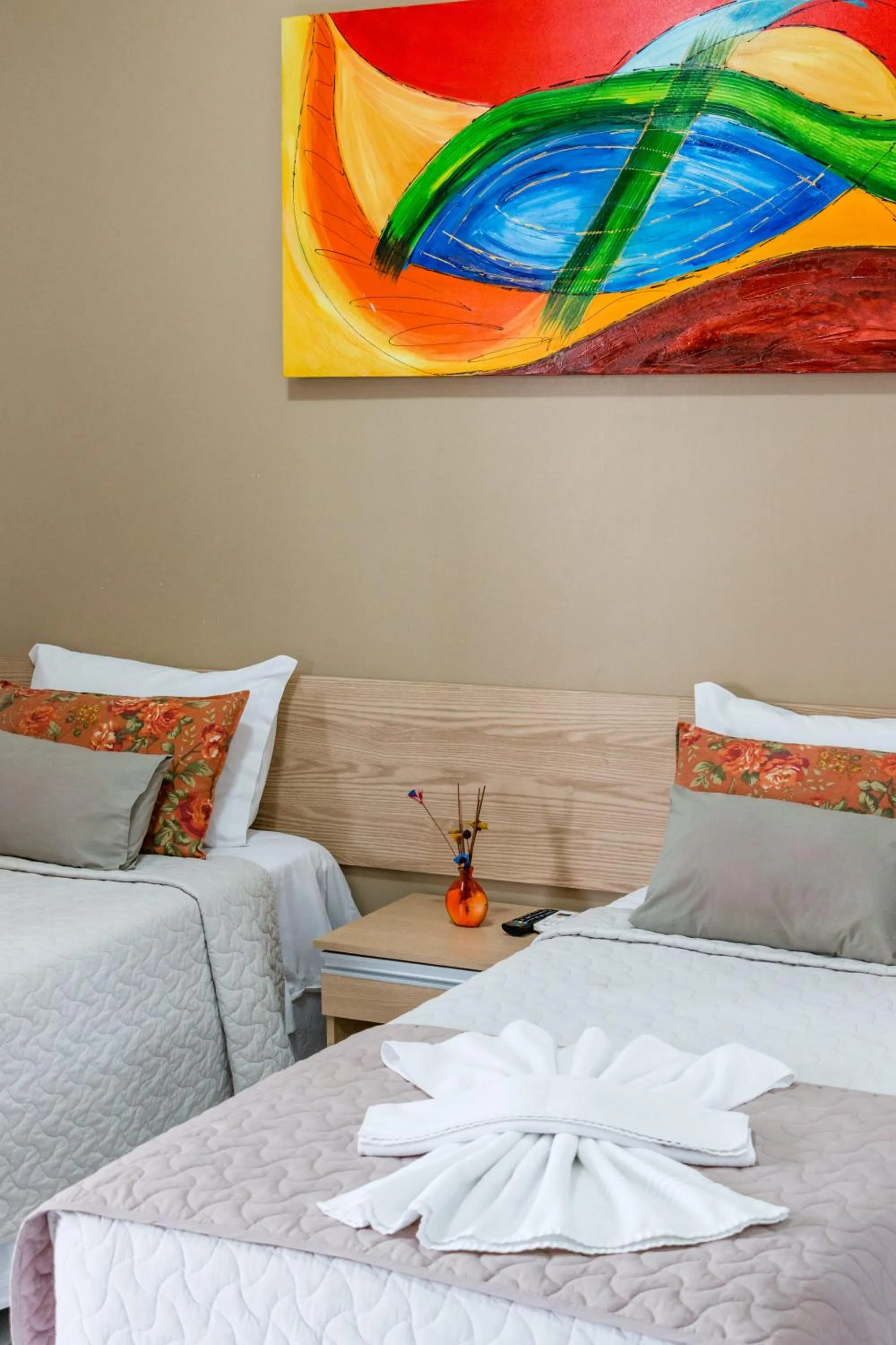 Bed in Pousada da Terra