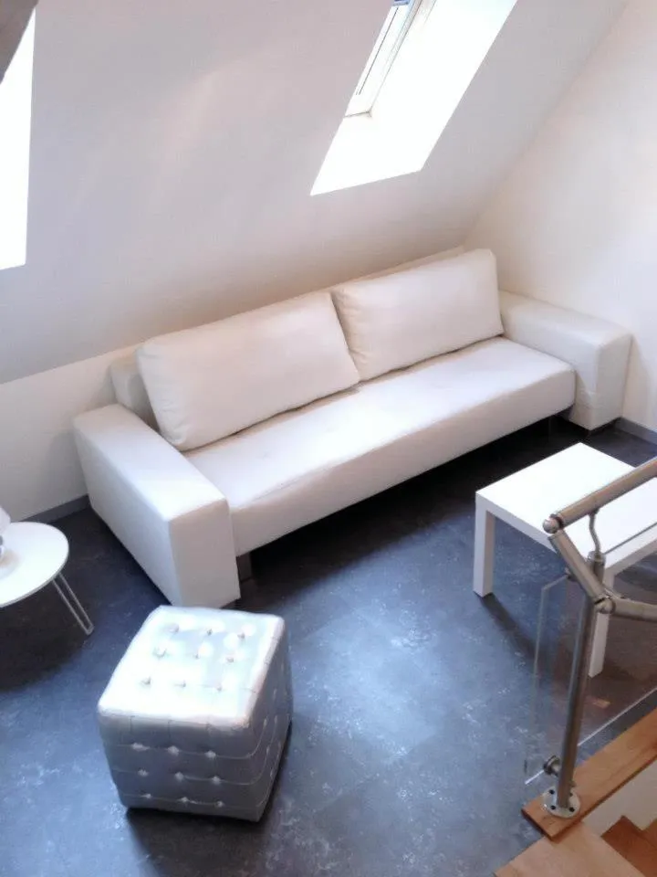 Living room in chambres d'hotes saint hubert