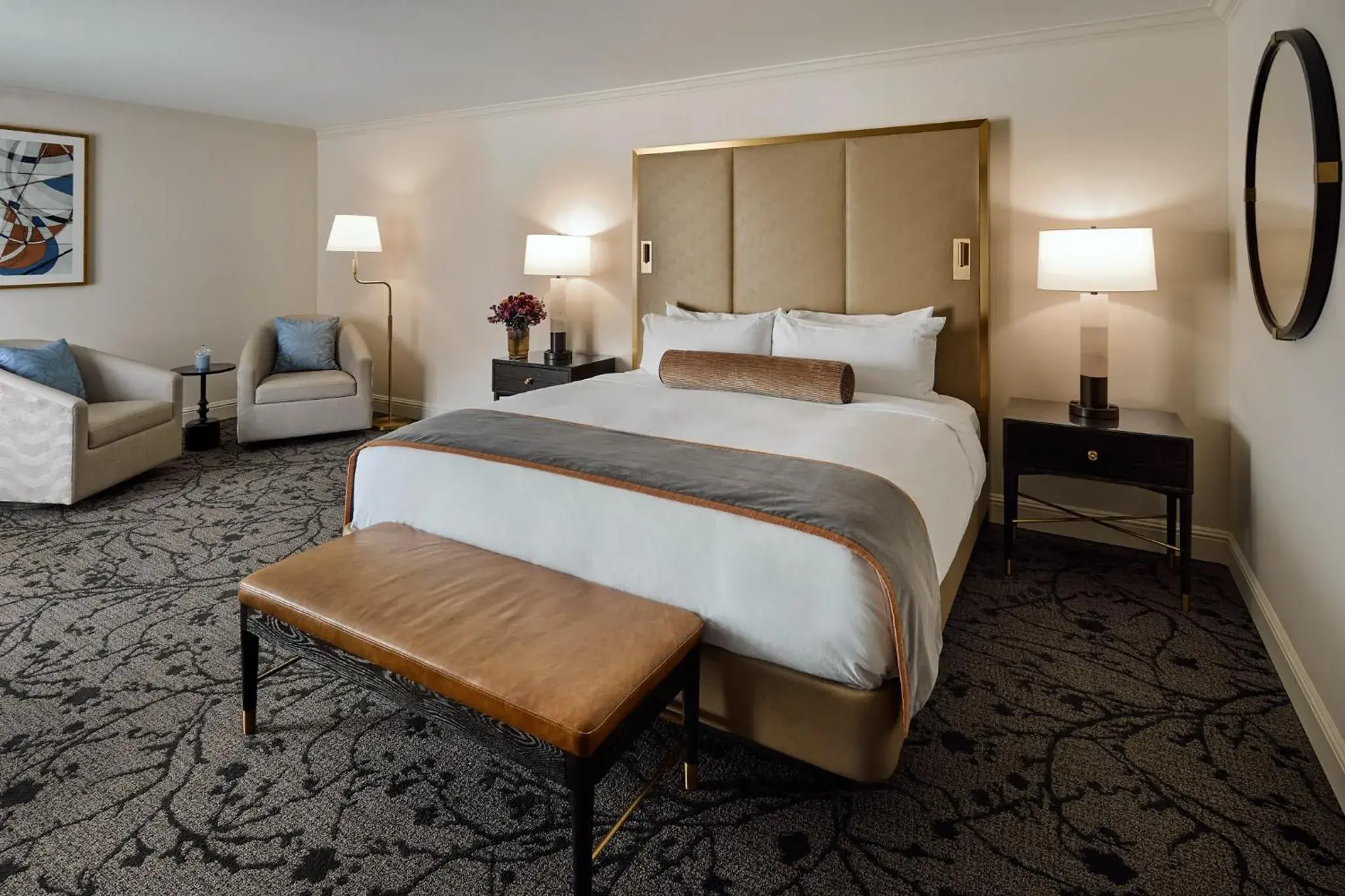 Bedroom, Bed in Lafayette Park Hotel & Spa Bedroom, Bed in Lafayette Park Hotel & Spa