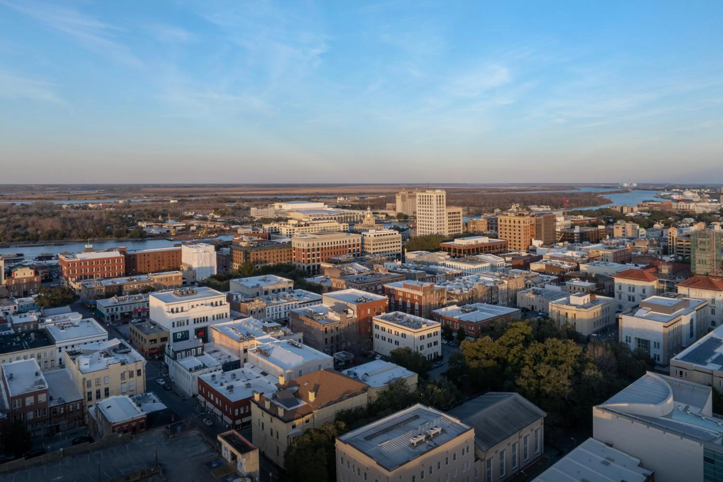 City view in Springhill Suites by Marriott Savannah Downtown Historic District