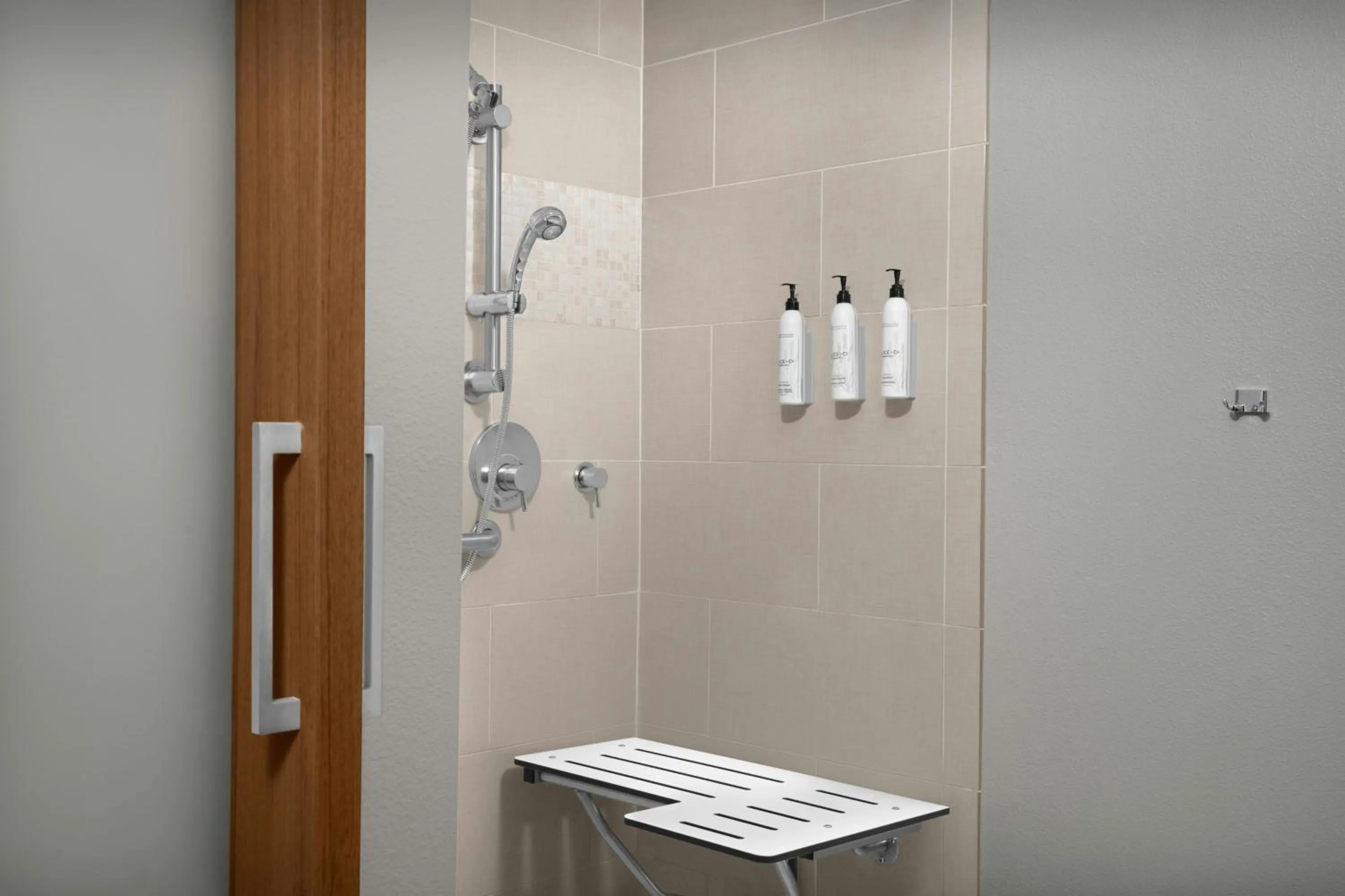 Bathroom in Springhill Suites by Marriott Savannah Downtown Historic District