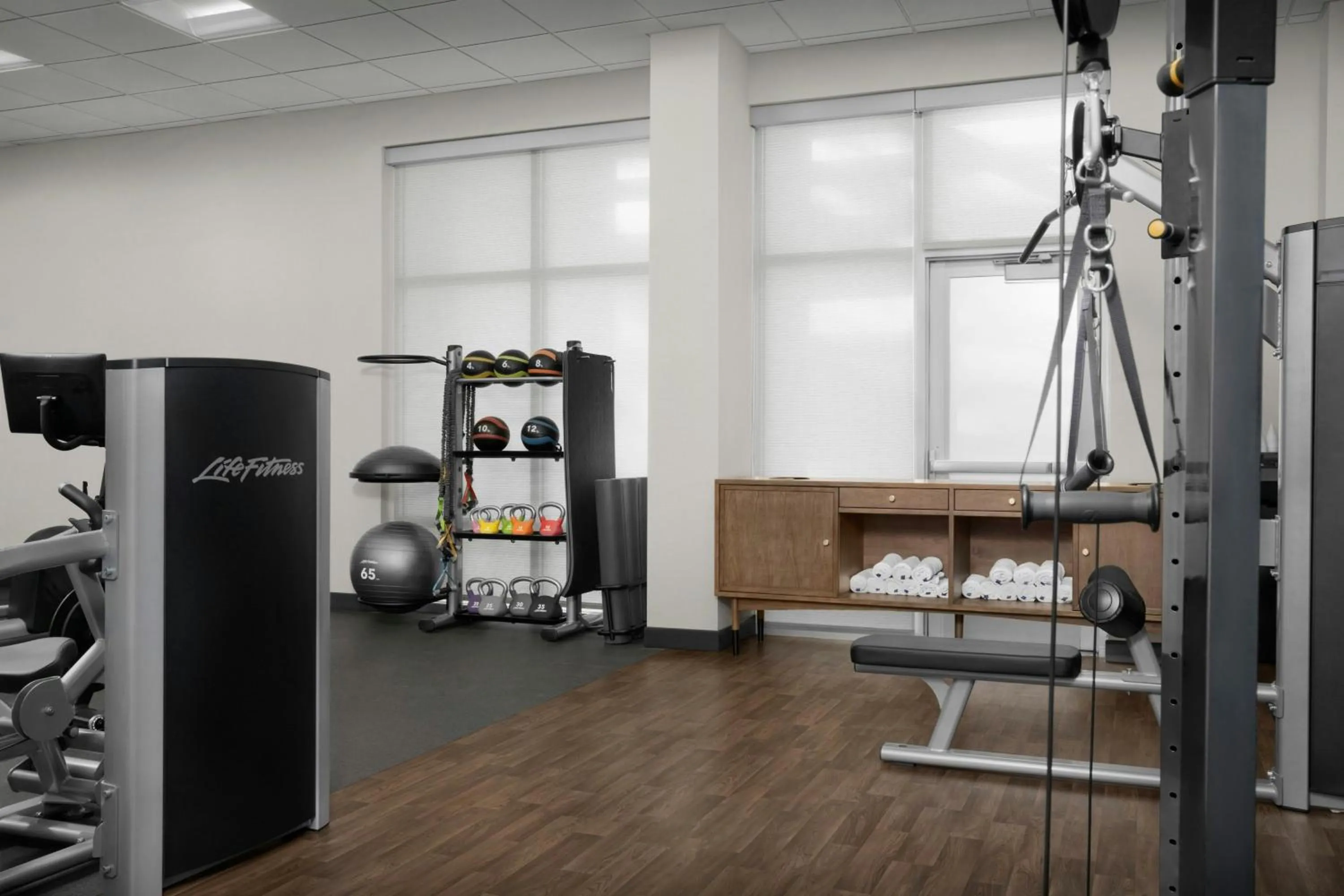 Fitness centre/facilities in Springhill Suites by Marriott Savannah Downtown Historic District