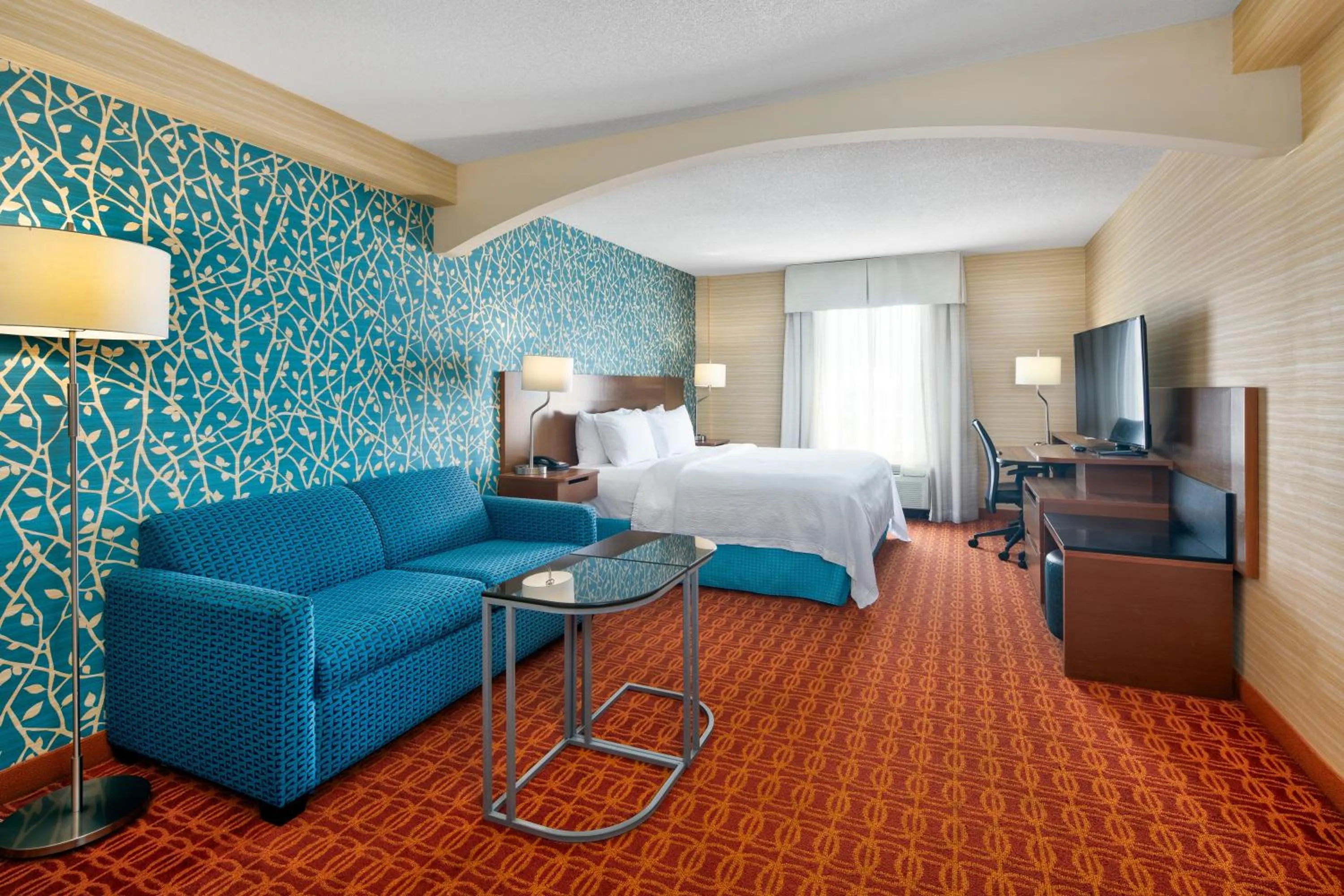 Bedroom, Bed in Fairfield Inn & Suites by Marriott Toronto Airport