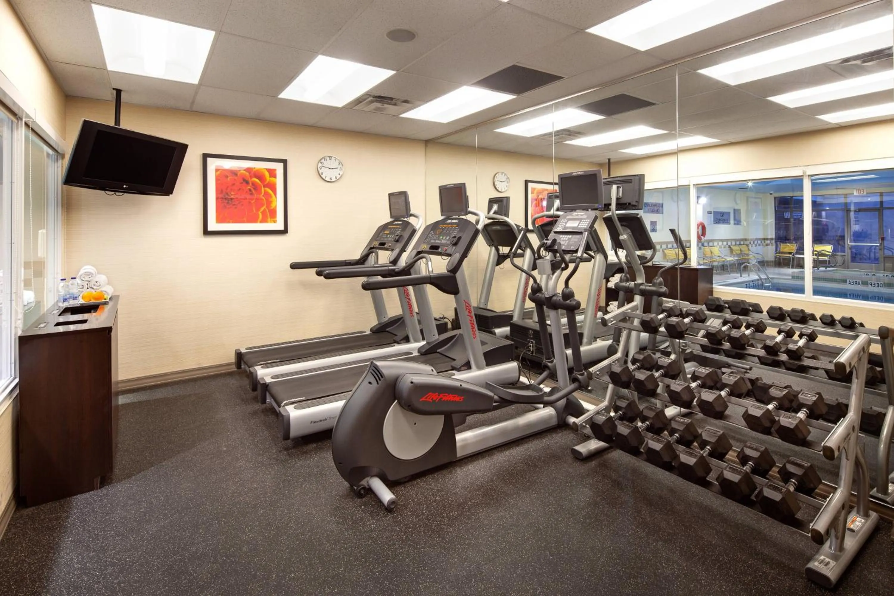 Fitness centre/facilities in Fairfield Inn & Suites by Marriott Toronto Airport