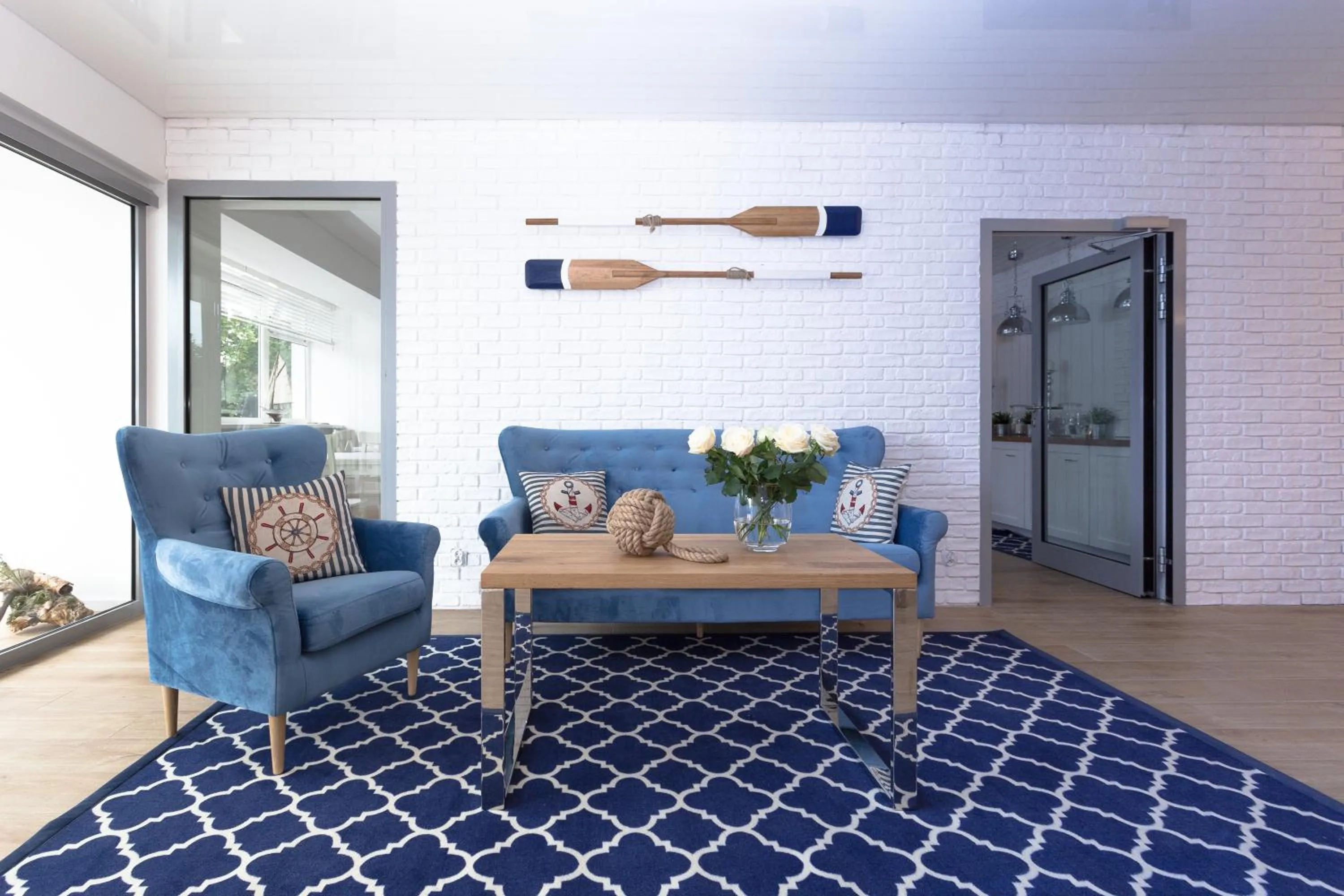 Lobby or reception in Błękitny Żagiel