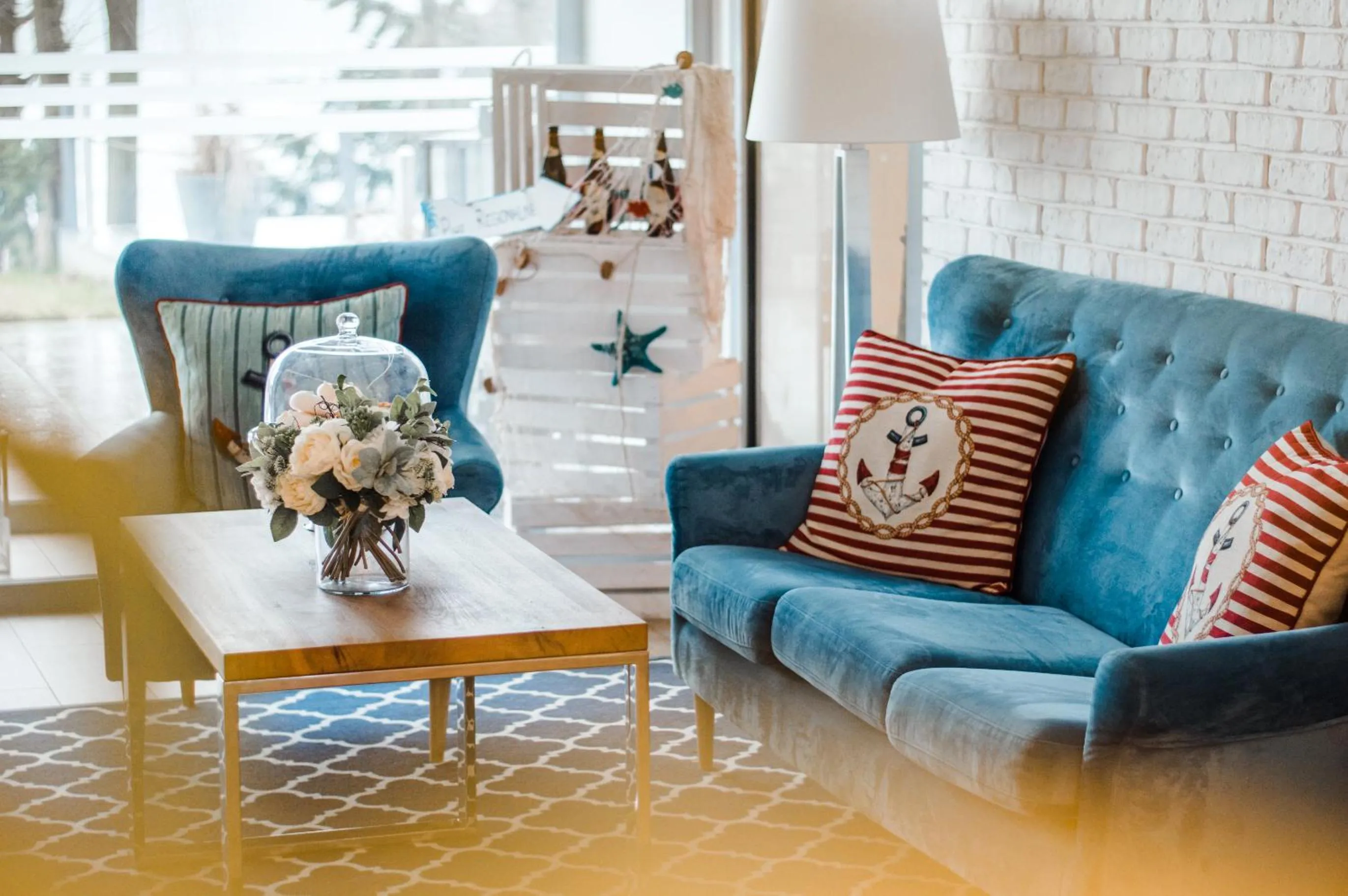 Lobby or reception in Błękitny Żagiel