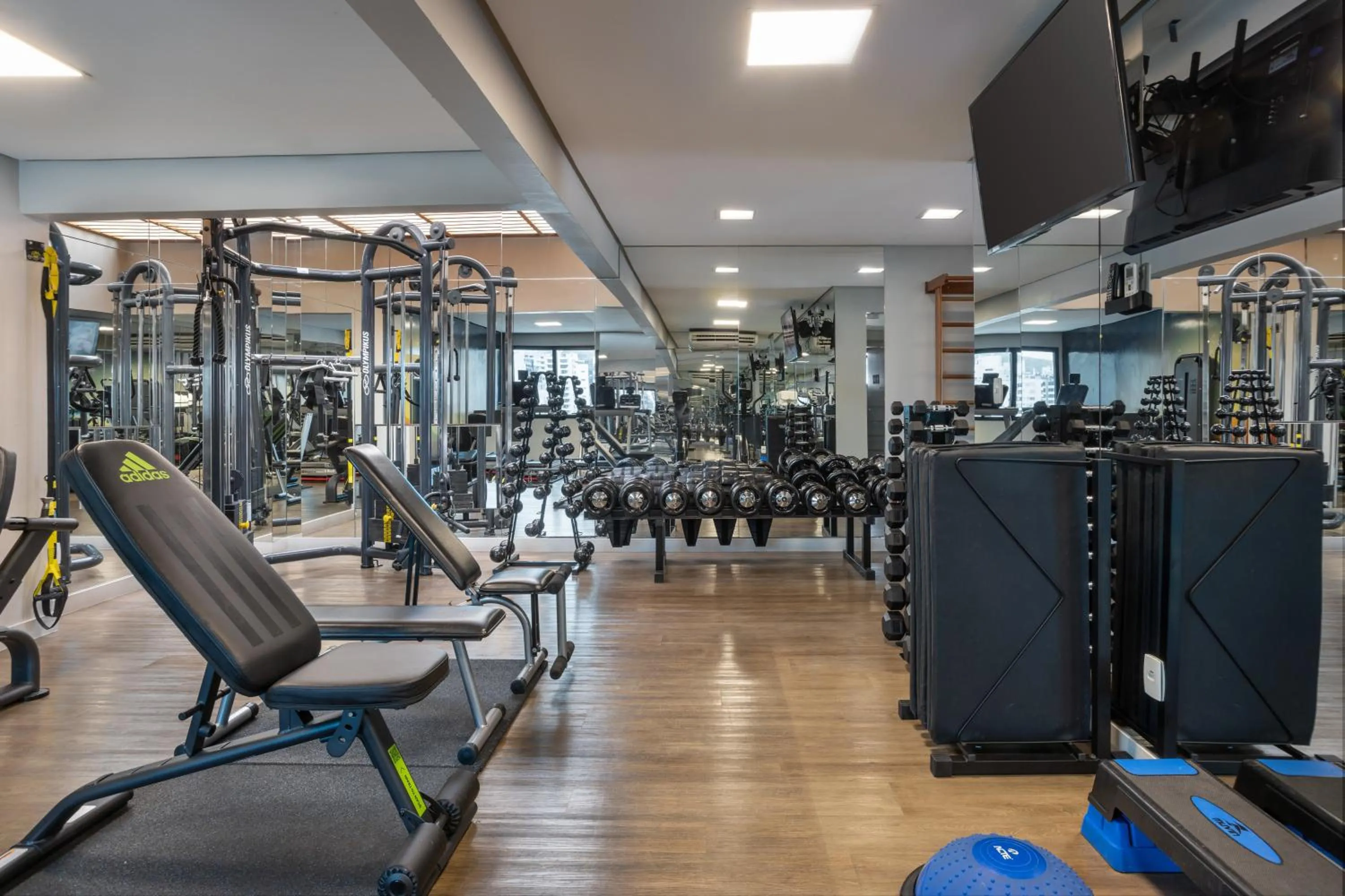 Fitness centre/facilities in Blue Tree Premium Florianópolis