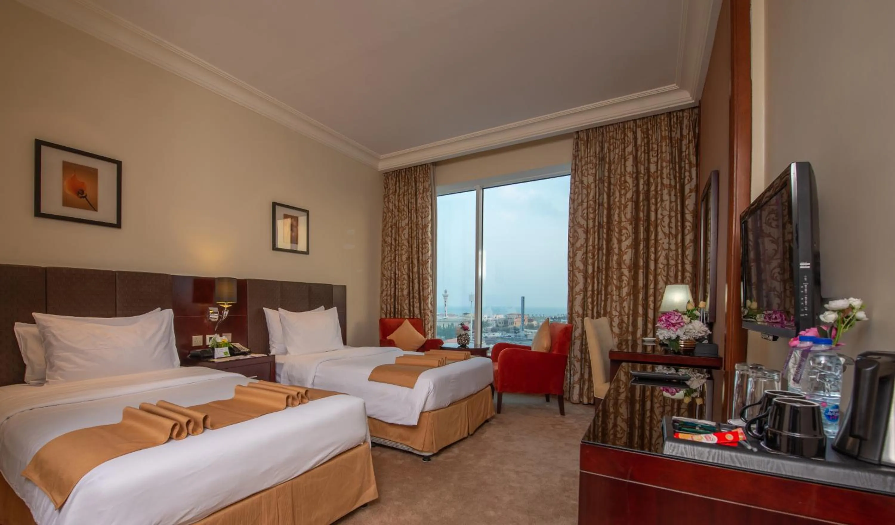 Bed in Mercure Corniche Al Khobar