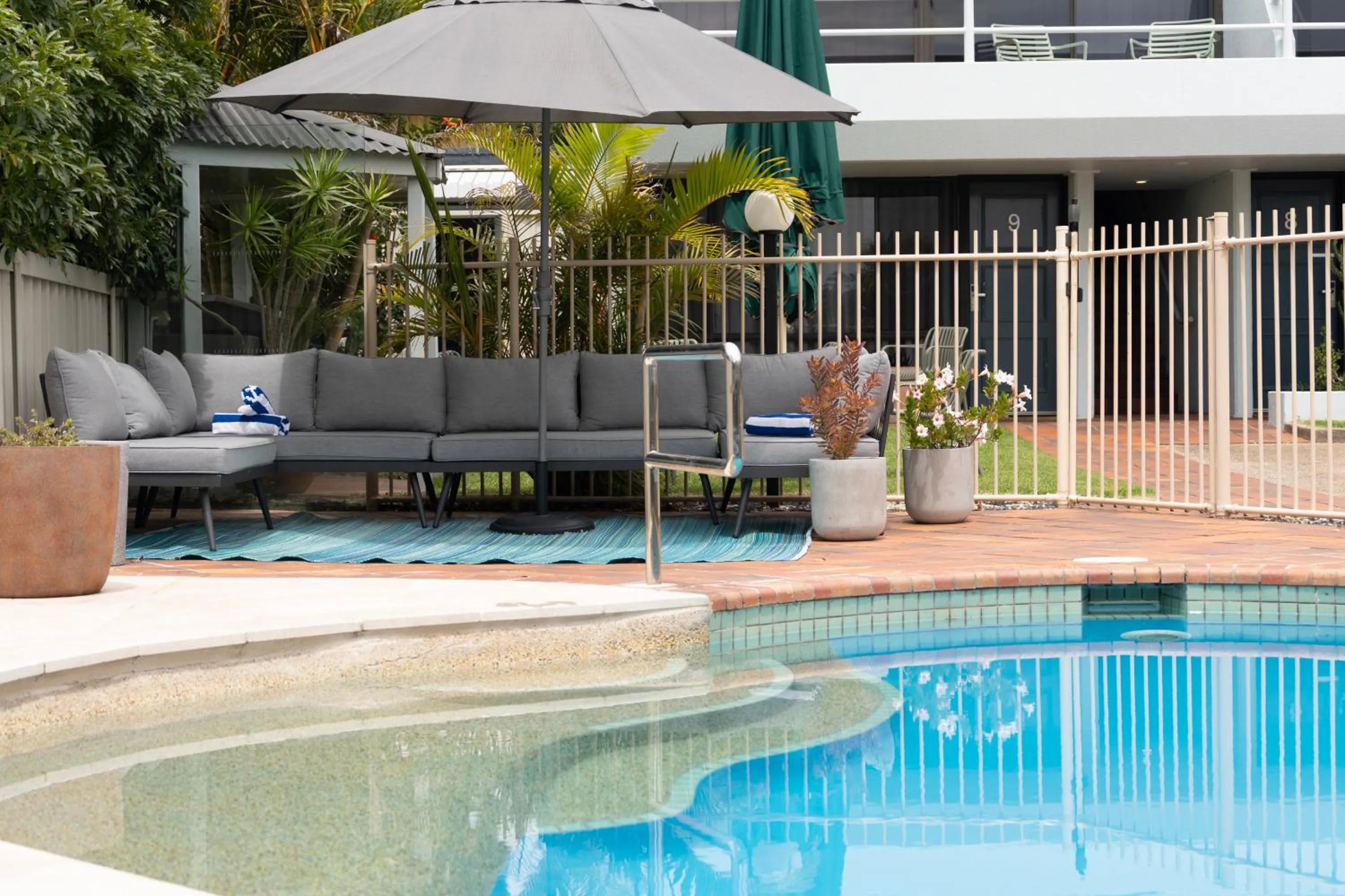 Swimming pool in Sea Spray Motel - Merimbula