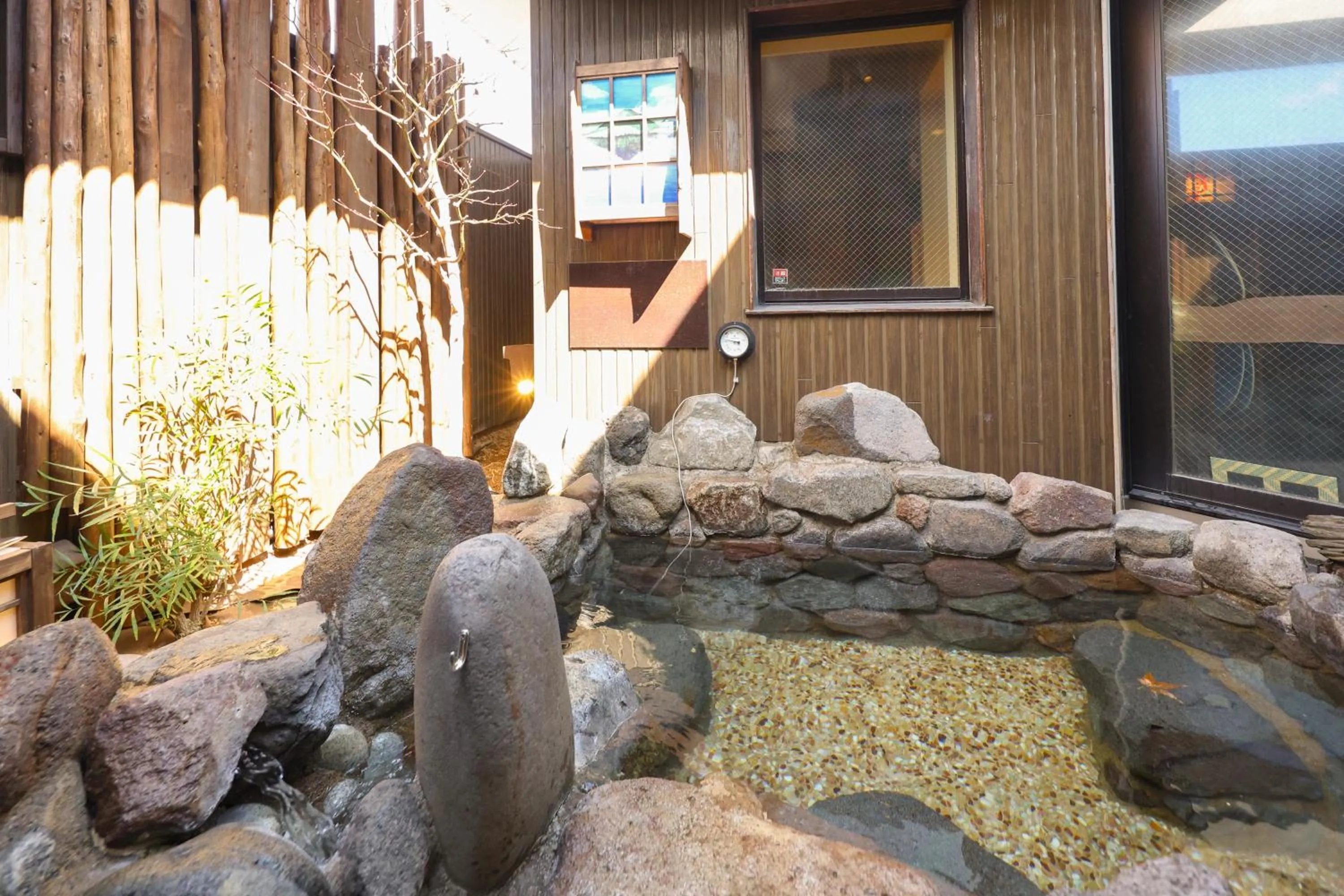 Open Air Bath in Dormy Inn Takasaki
